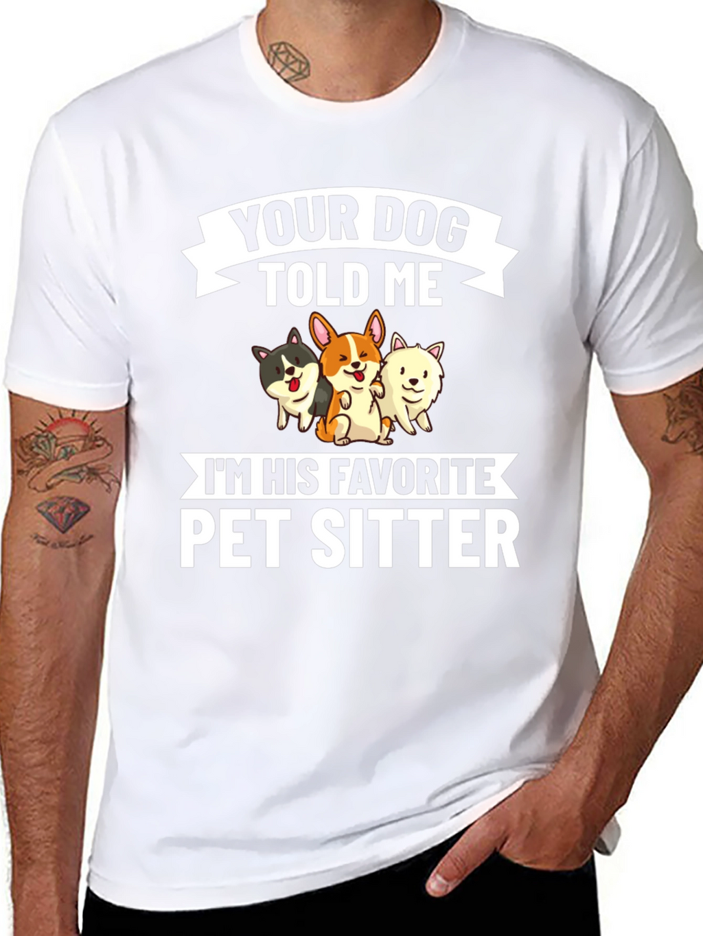 Pet Sitter T-Shirt - Dog Lover Tee