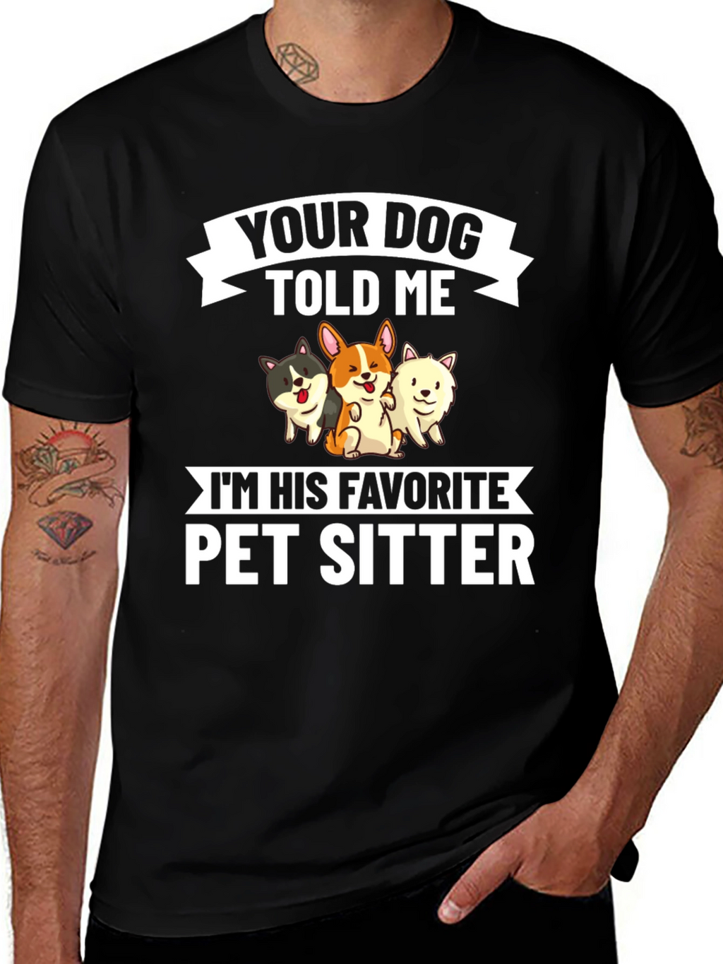 Pet Sitter T-Shirt - Dog Lover Tee