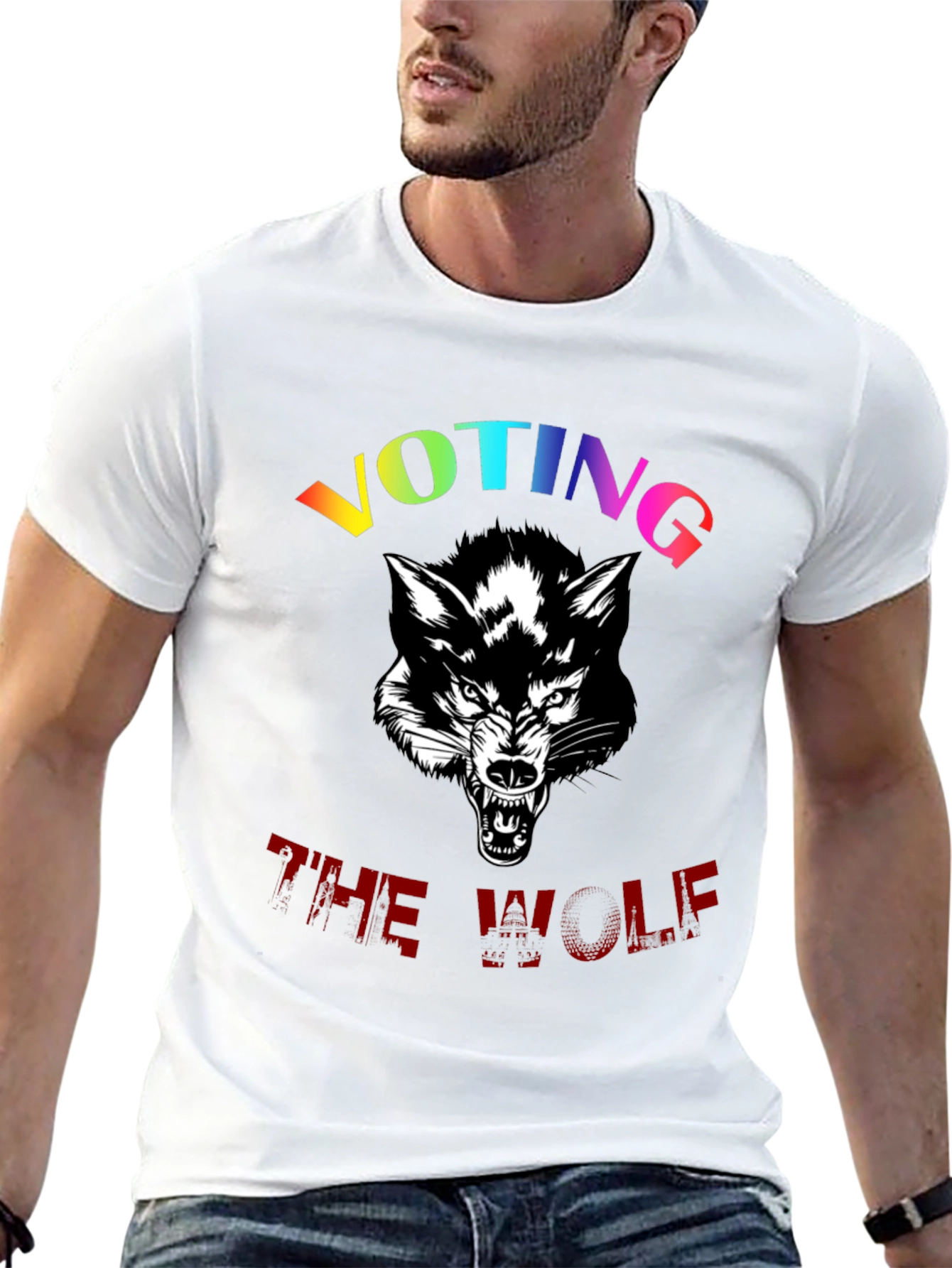 Voting The Wolf Graphic Tee