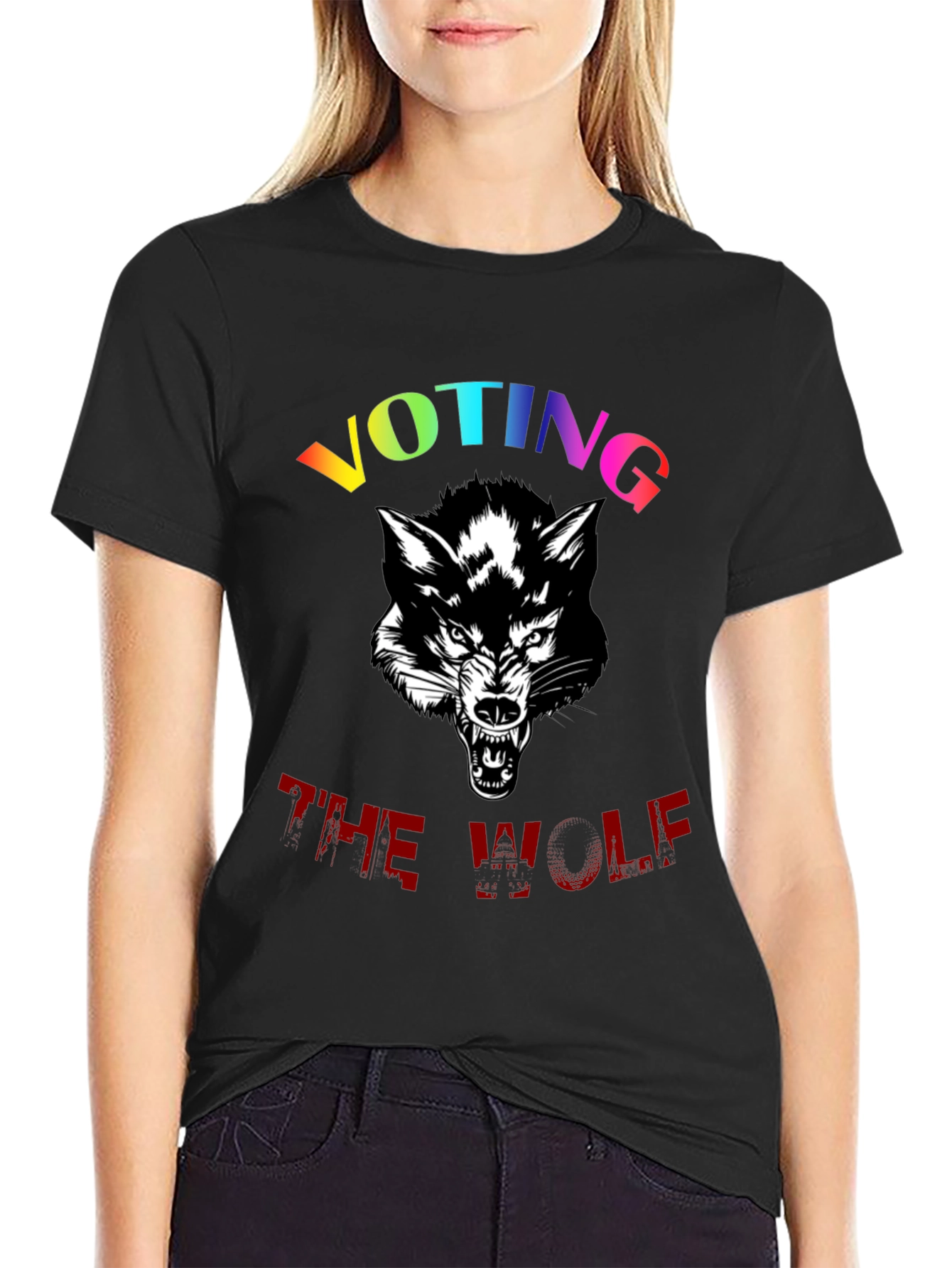 Voting The Wolf Graphic Tee