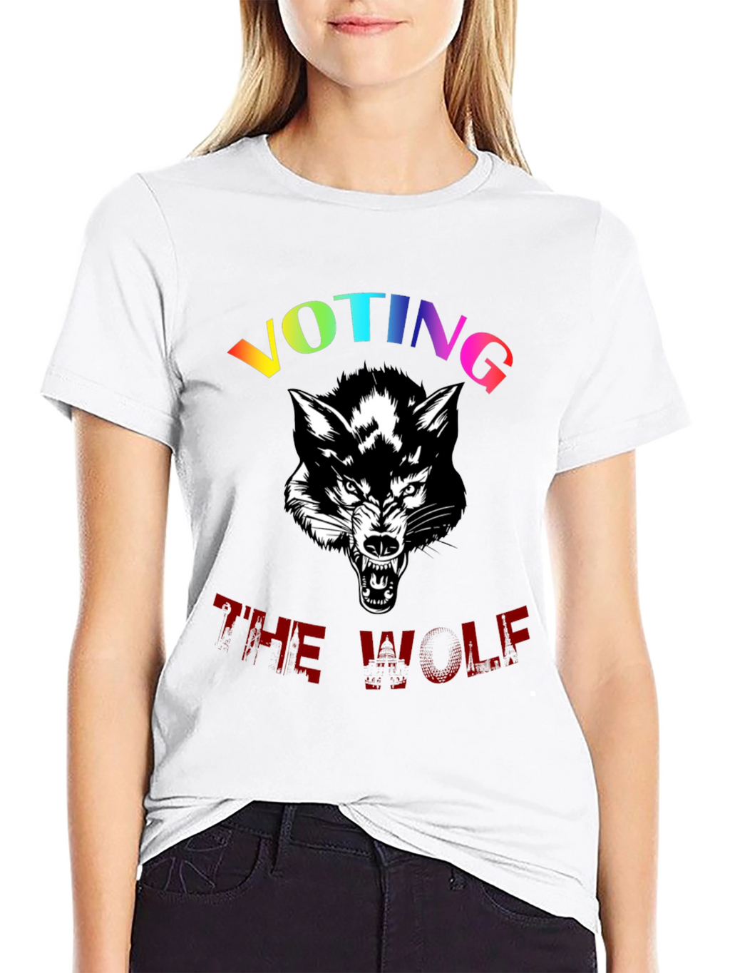 Voting The Wolf Graphic Tee