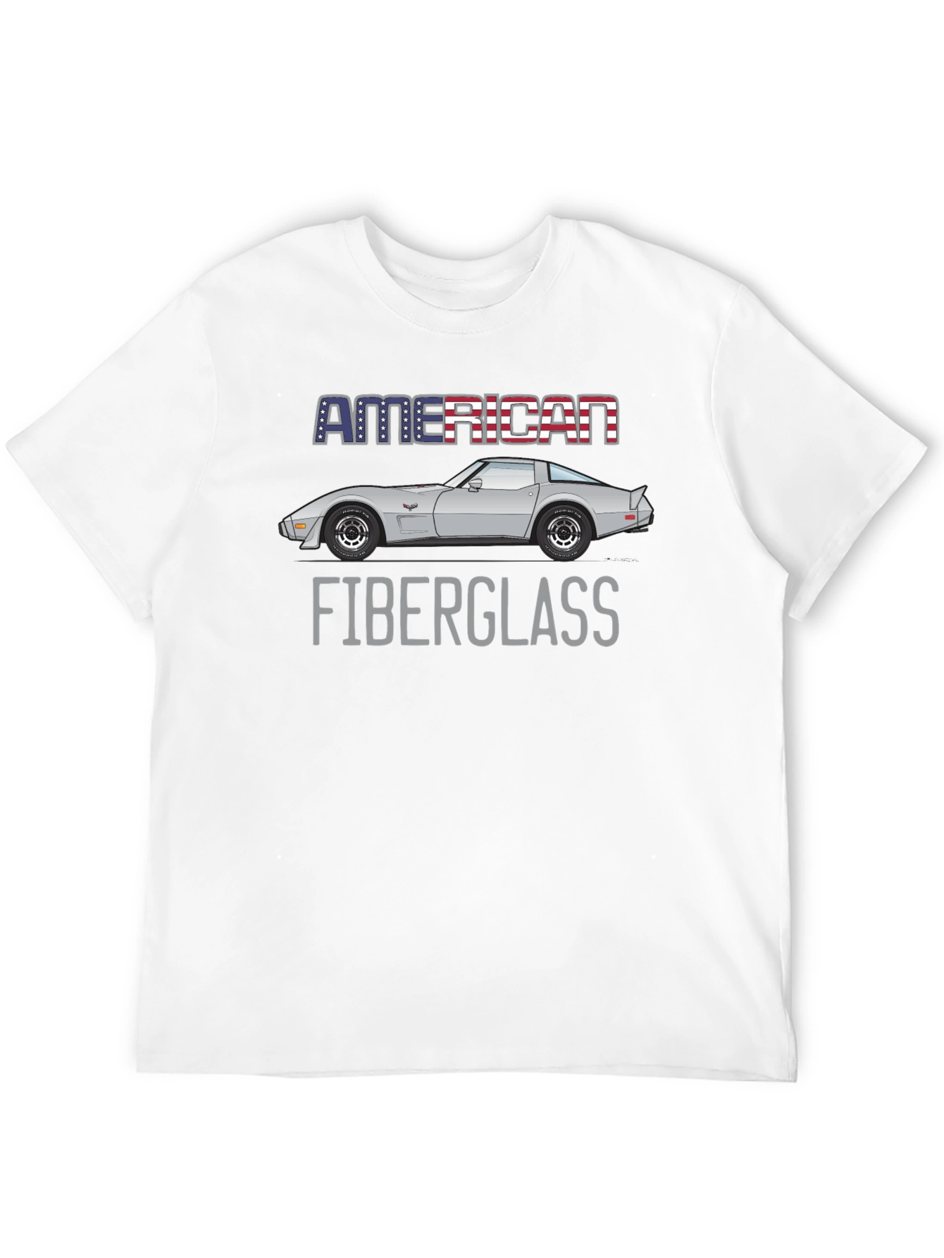 American Fiberglass Car Graphic T-Shirt
