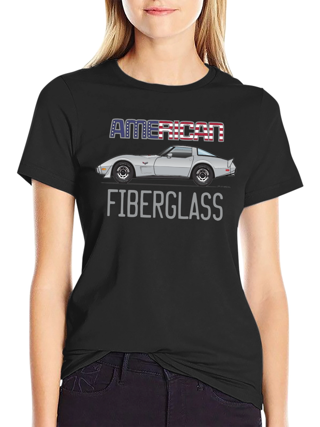 American Fiberglass Car Graphic T-Shirt