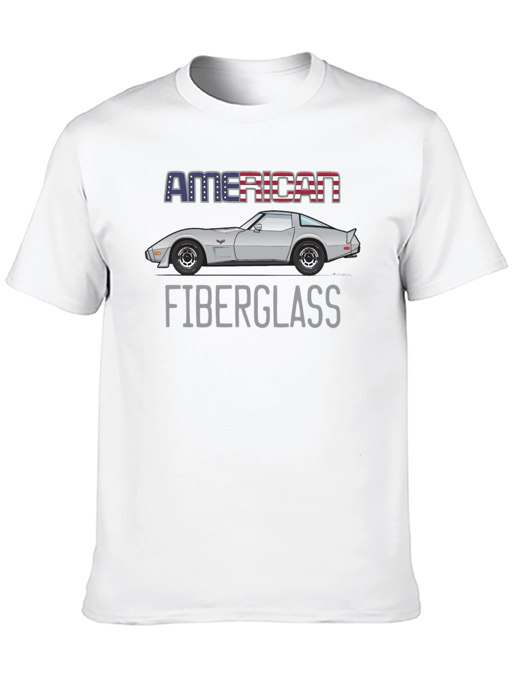 American Fiberglass Car Graphic T-Shirt