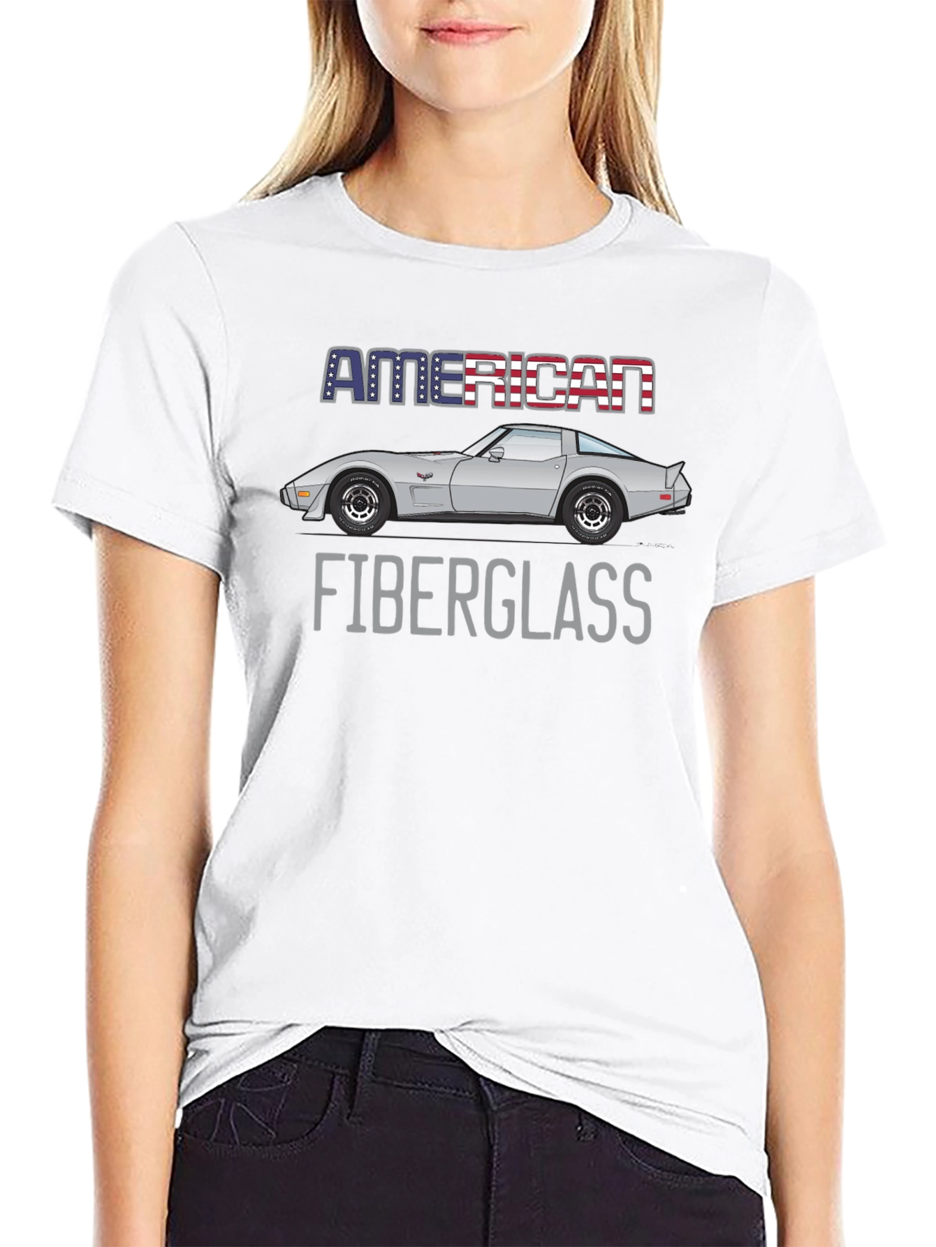 American Fiberglass Car Graphic T-Shirt