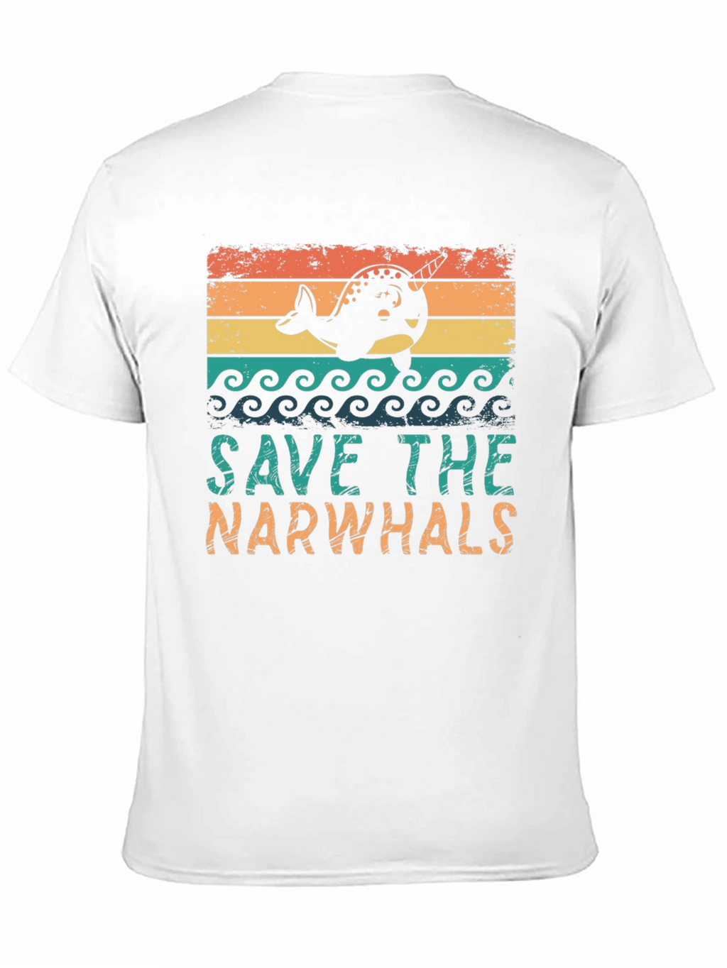 Save the Narwhals Graphic T-Shirt