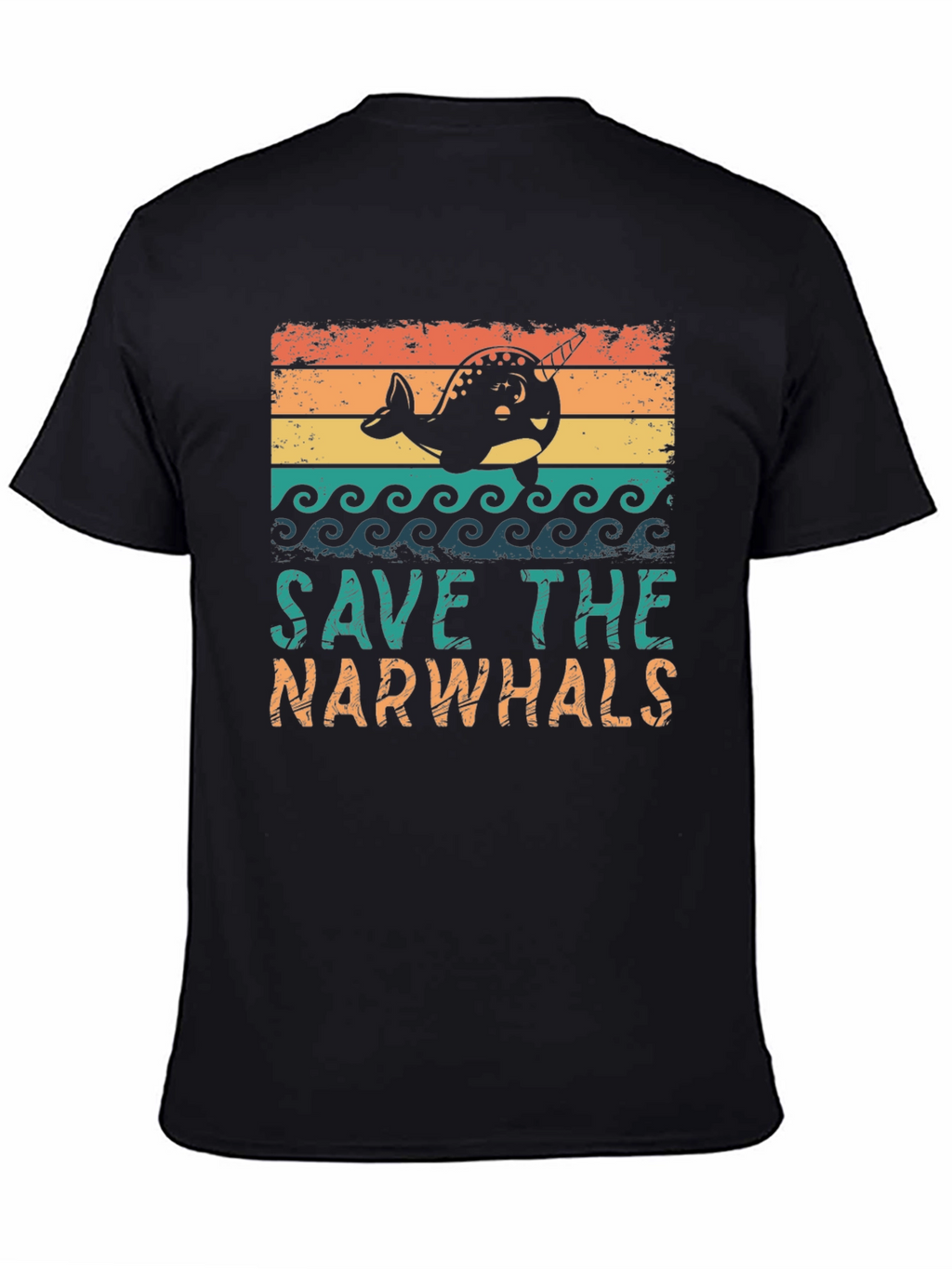 Save the Narwhals Graphic T-Shirt