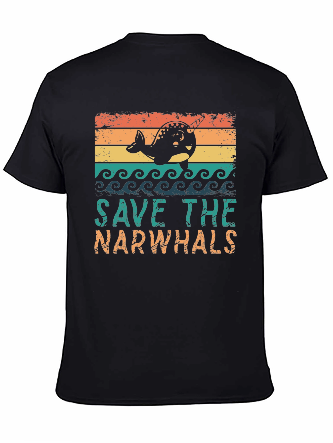 Save the Narwhals Graphic T-Shirt