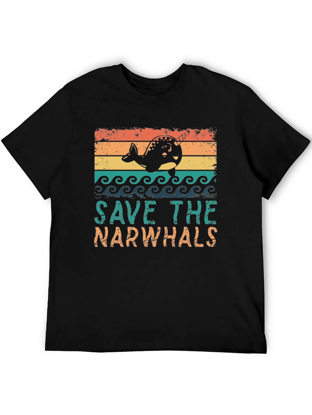 Save the Narwhals Graphic T-Shirt