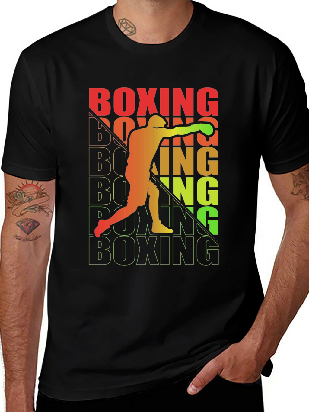 Boxing Graphic Tee - Punch Out Style