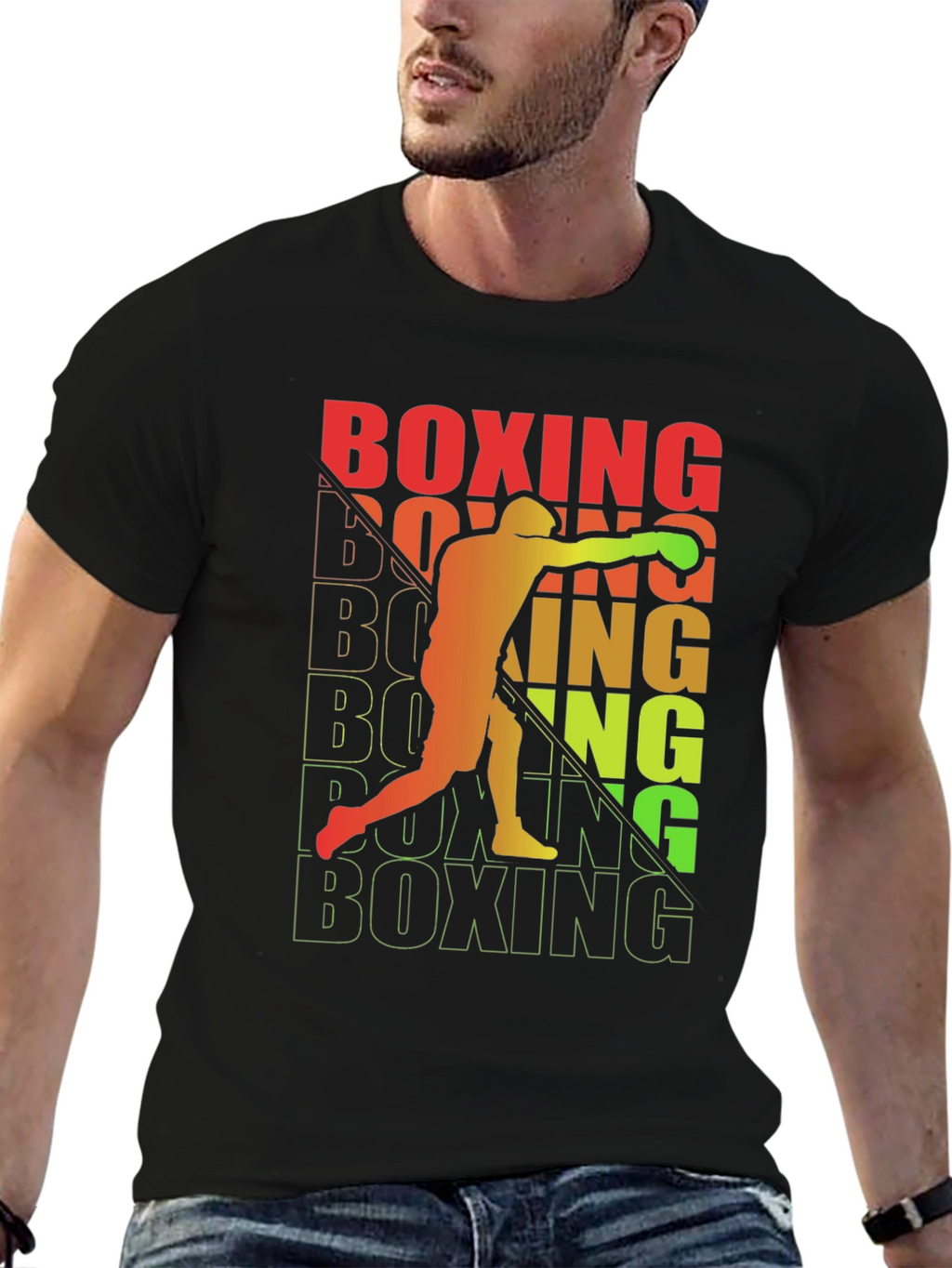 Boxing Graphic Tee - Punch Out Style