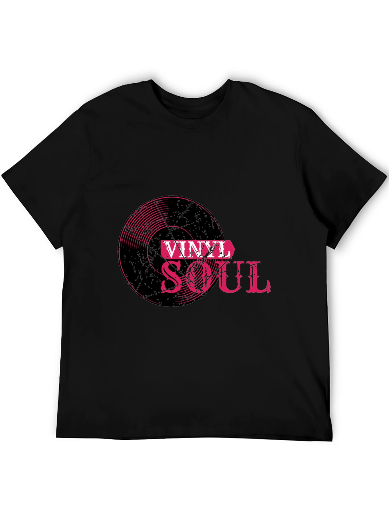 Vinyl Soul Graphic Tee - Retro Music Lover T-Shirt