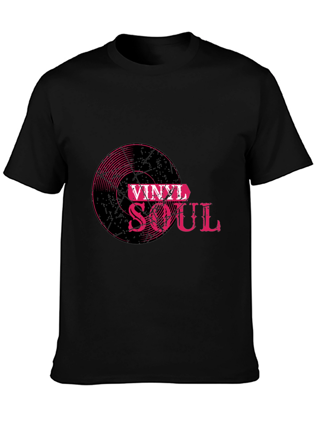 Vinyl Soul Graphic Tee - Retro Music Lover T-Shirt
