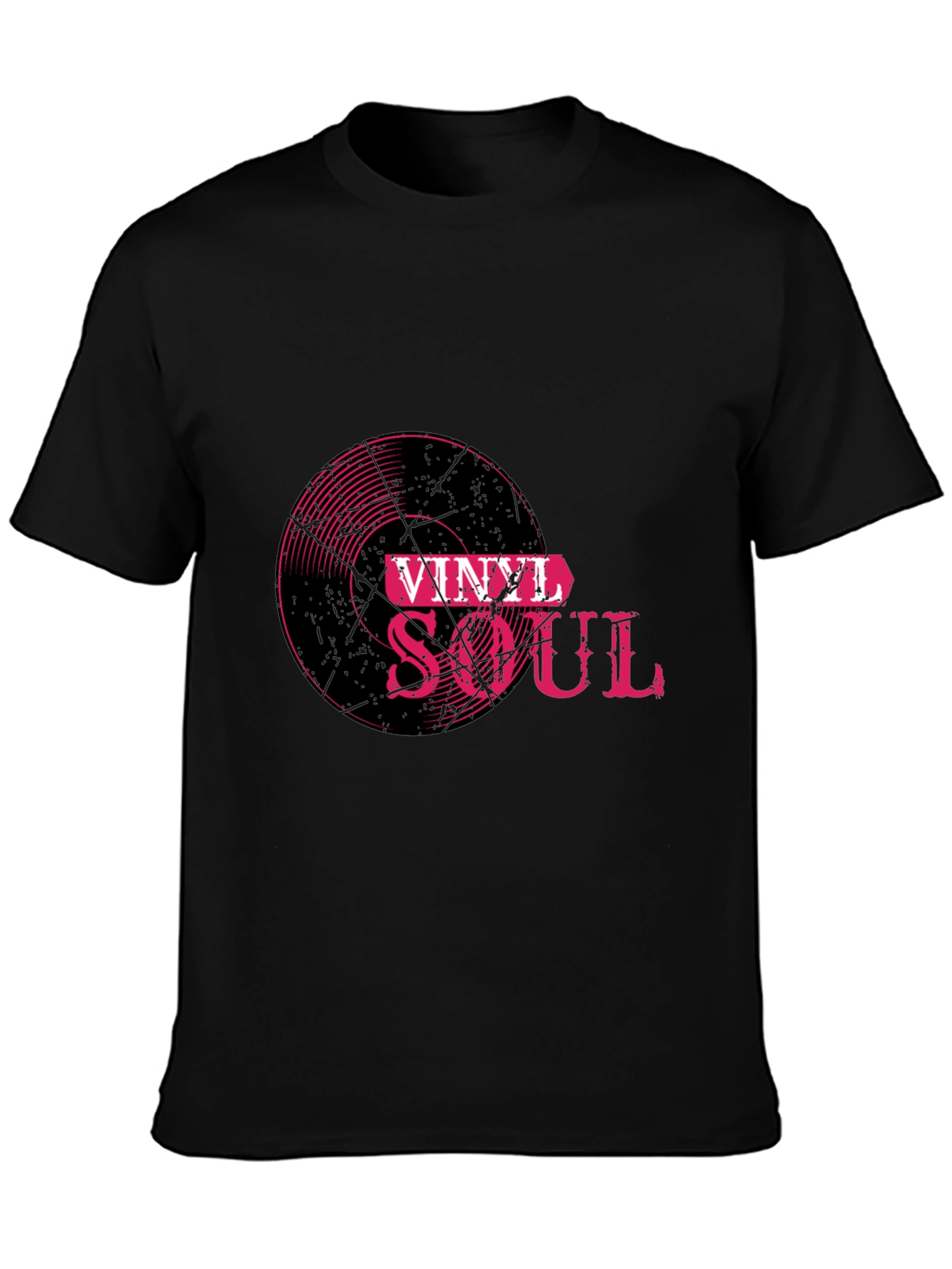 Vinyl Soul Graphic Tee - Retro Music Lover T-Shirt