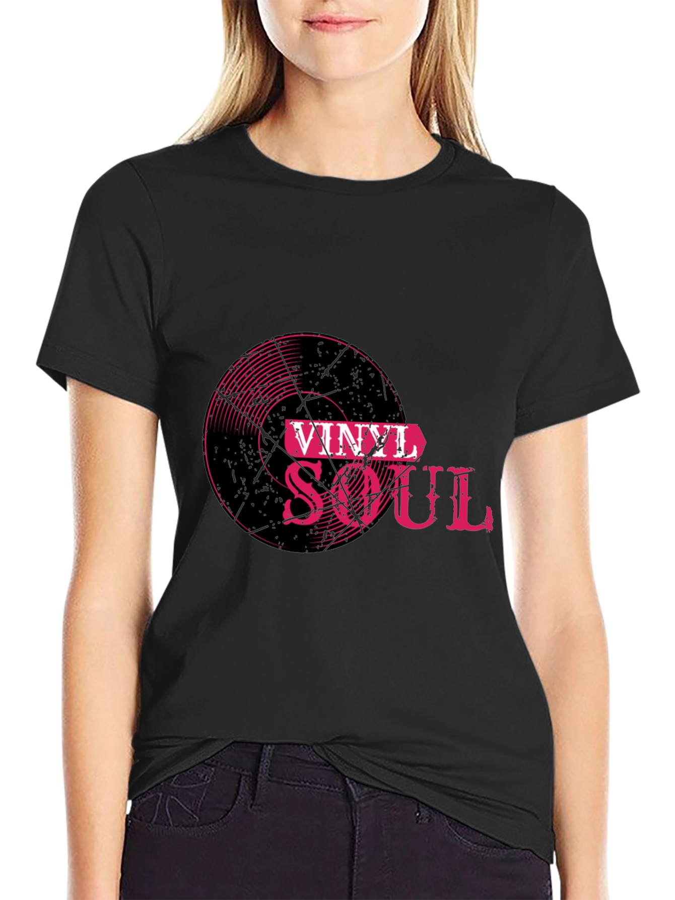 Vinyl Soul Graphic Tee - Retro Music Lover T-Shirt