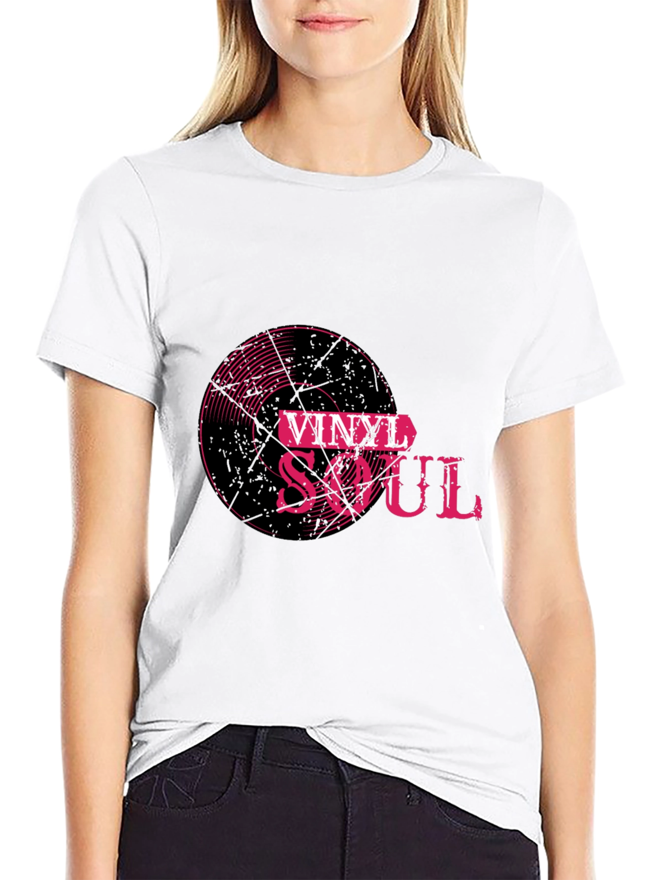 Vinyl Soul Graphic Tee - Retro Music Lover T-Shirt