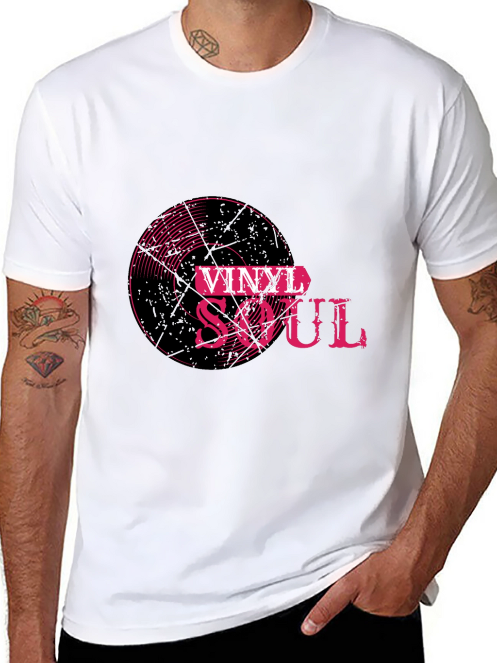 Vinyl Soul Graphic Tee - Retro Music Lover T-Shirt