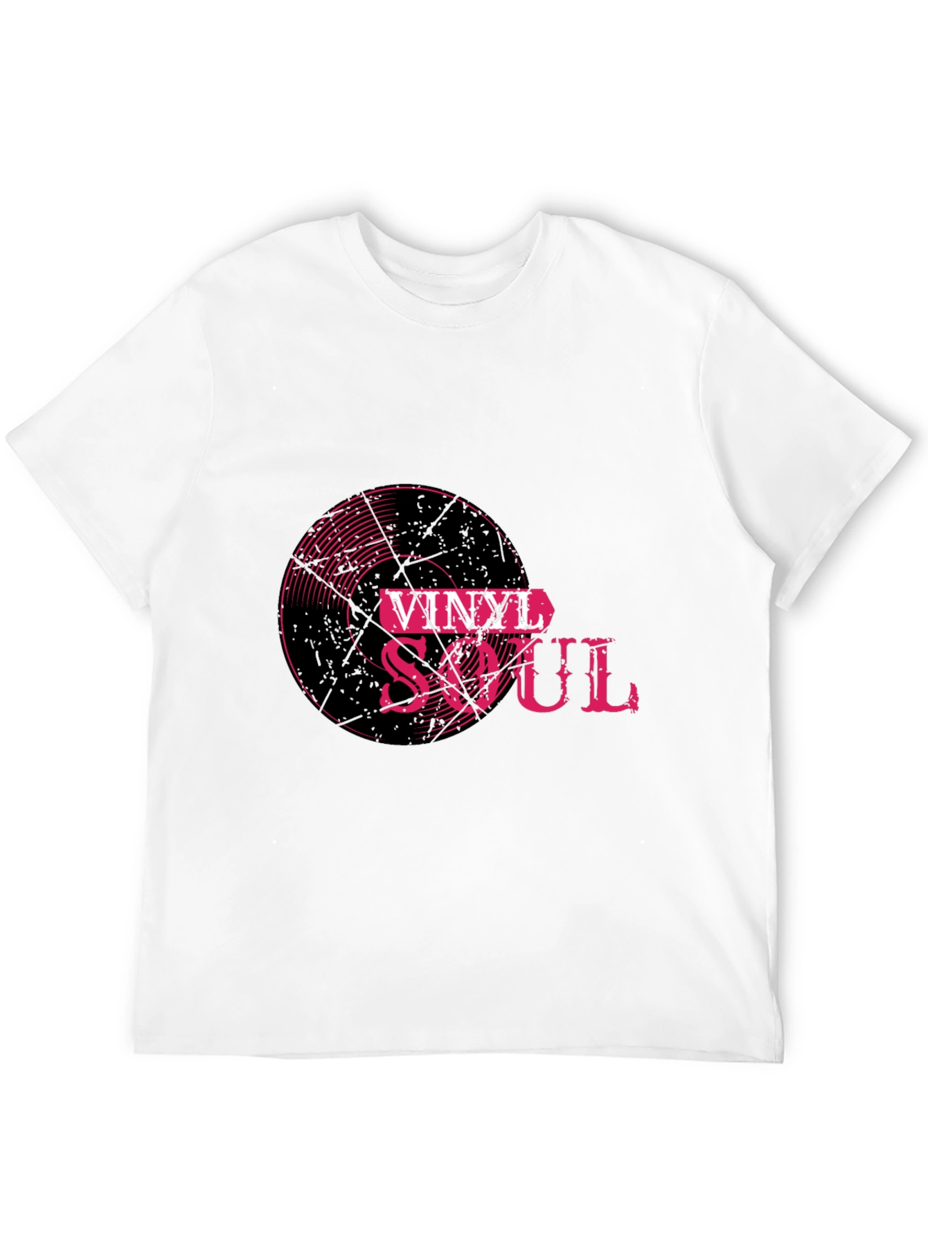 Vinyl Soul Graphic Tee - Retro Music Lover T-Shirt