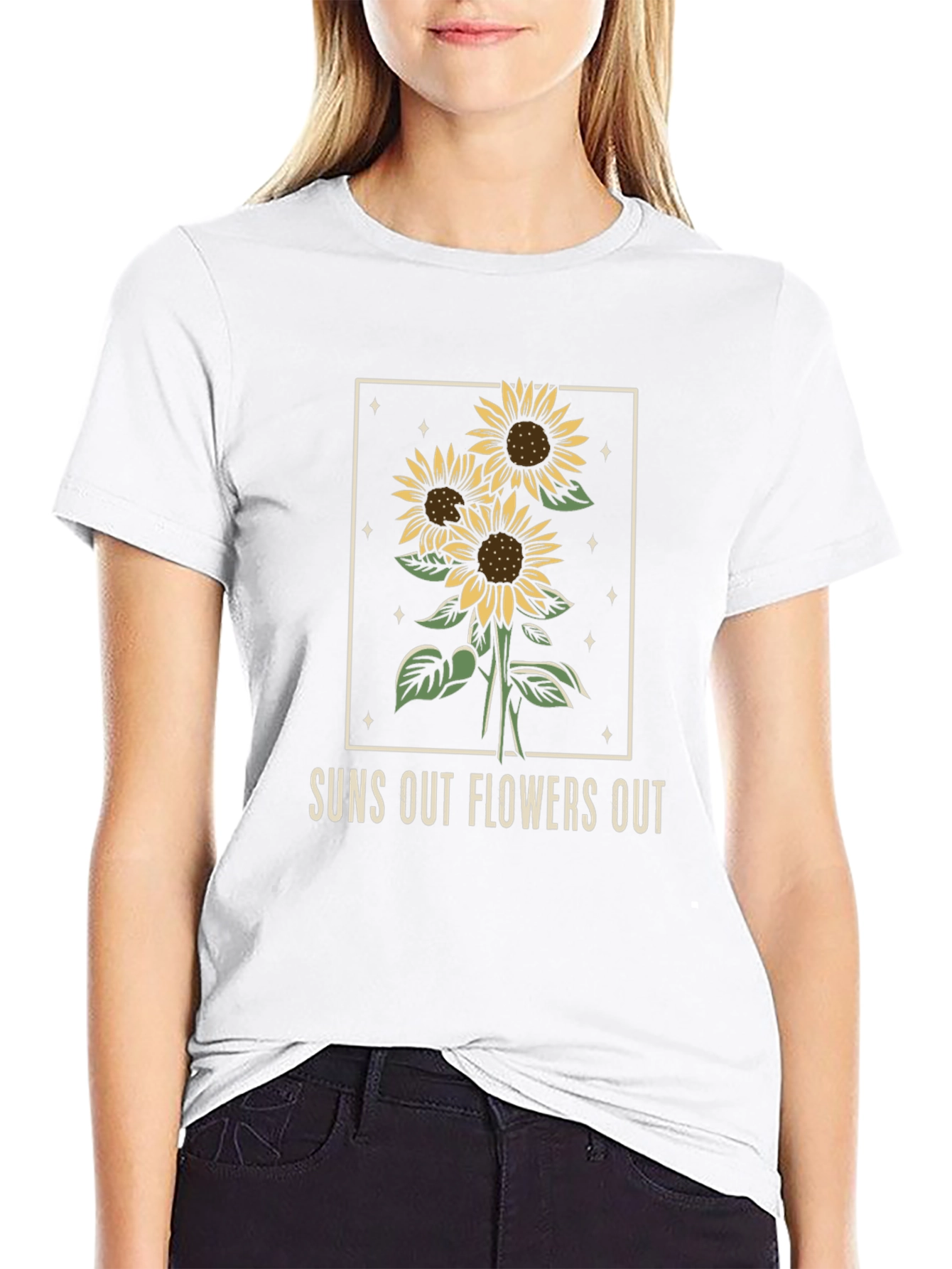 Suns Out Flowers Out Graphic Tee