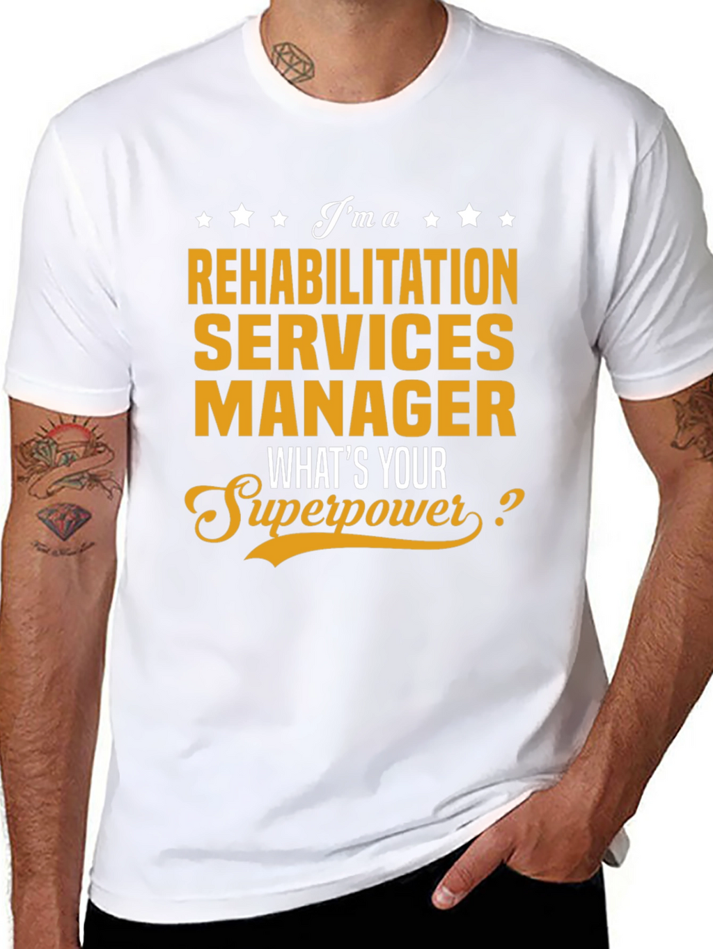Rehabilitation Services Manager Superpower T-Shirt