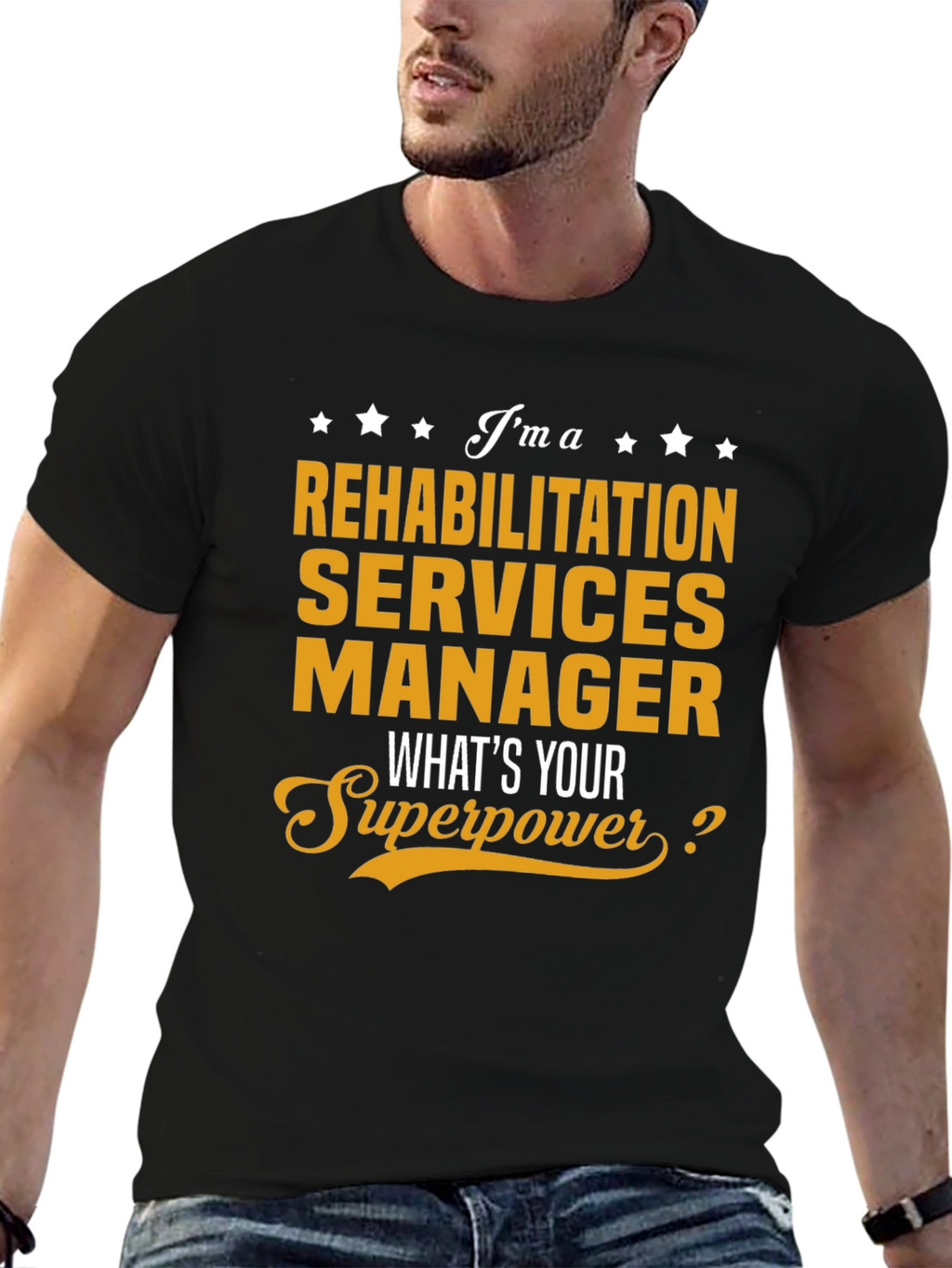 Rehabilitation Services Manager Superpower T-Shirt