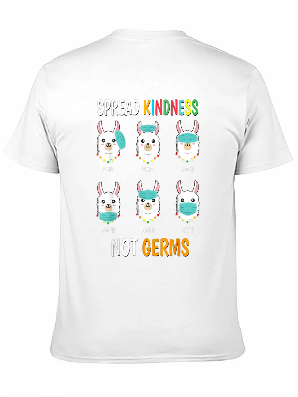 Spread Kindness T-Shirt: Llama Mask Humor