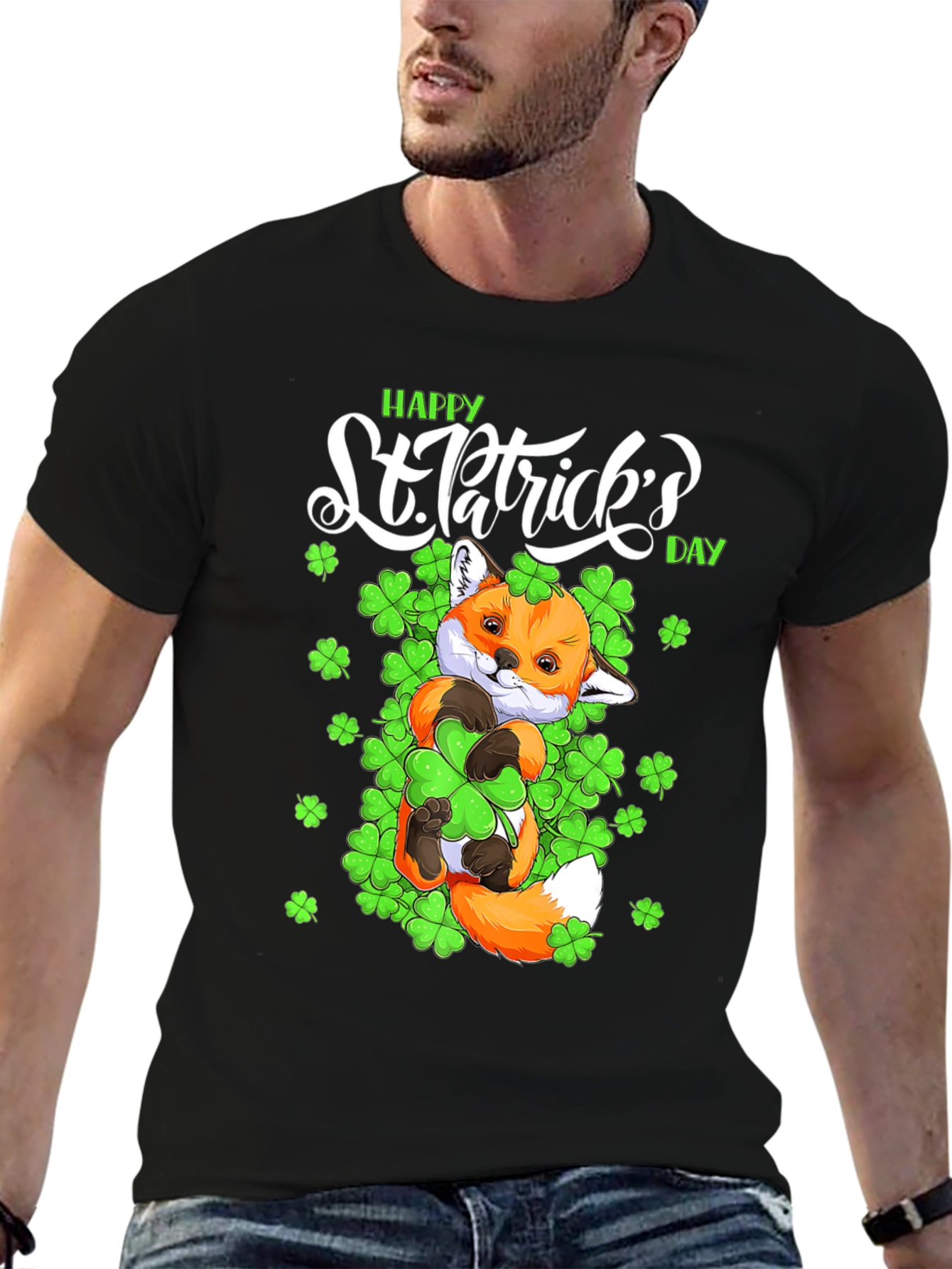 St. Patricks Day Fox T-Shirt