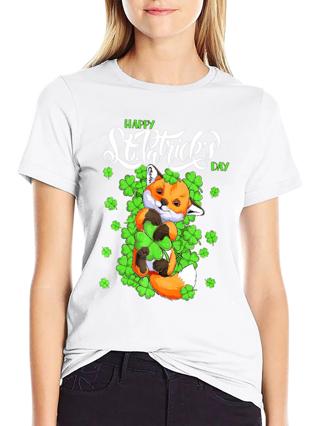 St. Patricks Day Fox T-Shirt