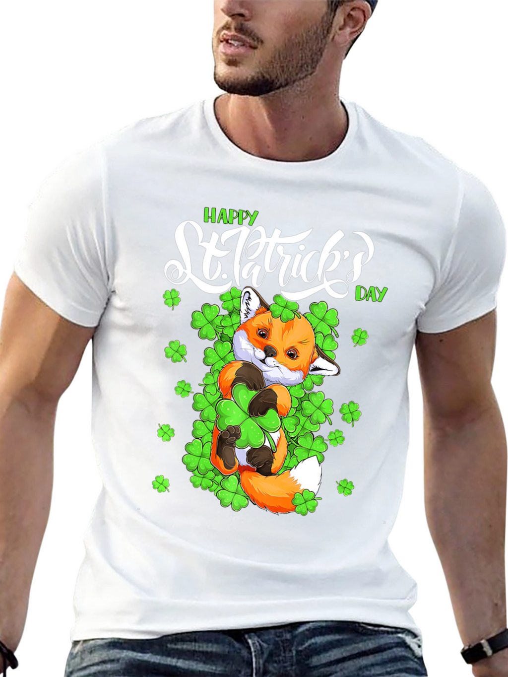 St. Patricks Day Fox T-Shirt