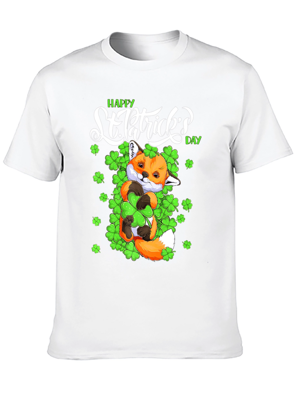 St. Patricks Day Fox T-Shirt