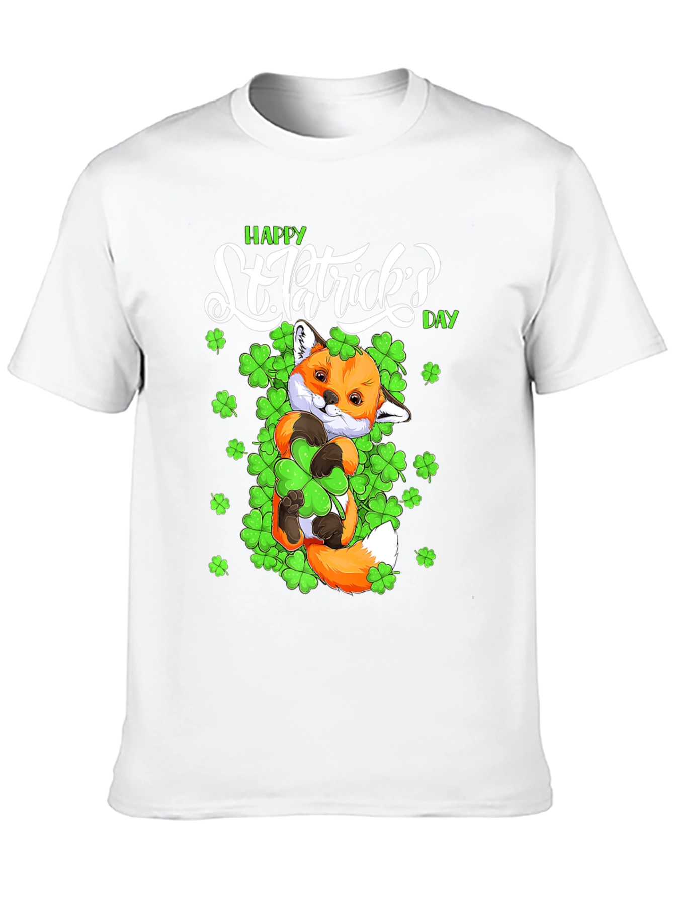 St. Patricks Day Fox T-Shirt