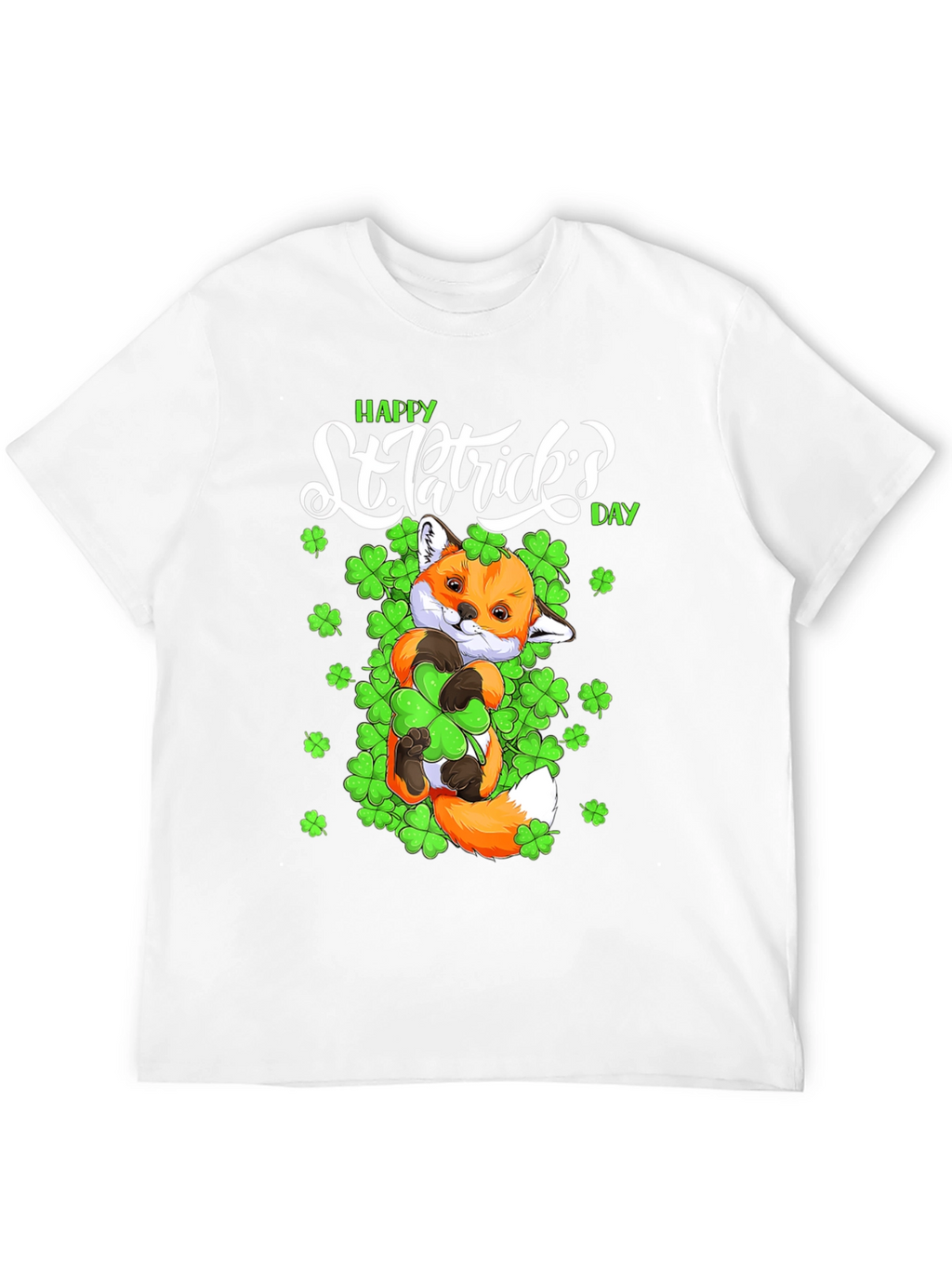 St. Patricks Day Fox T-Shirt