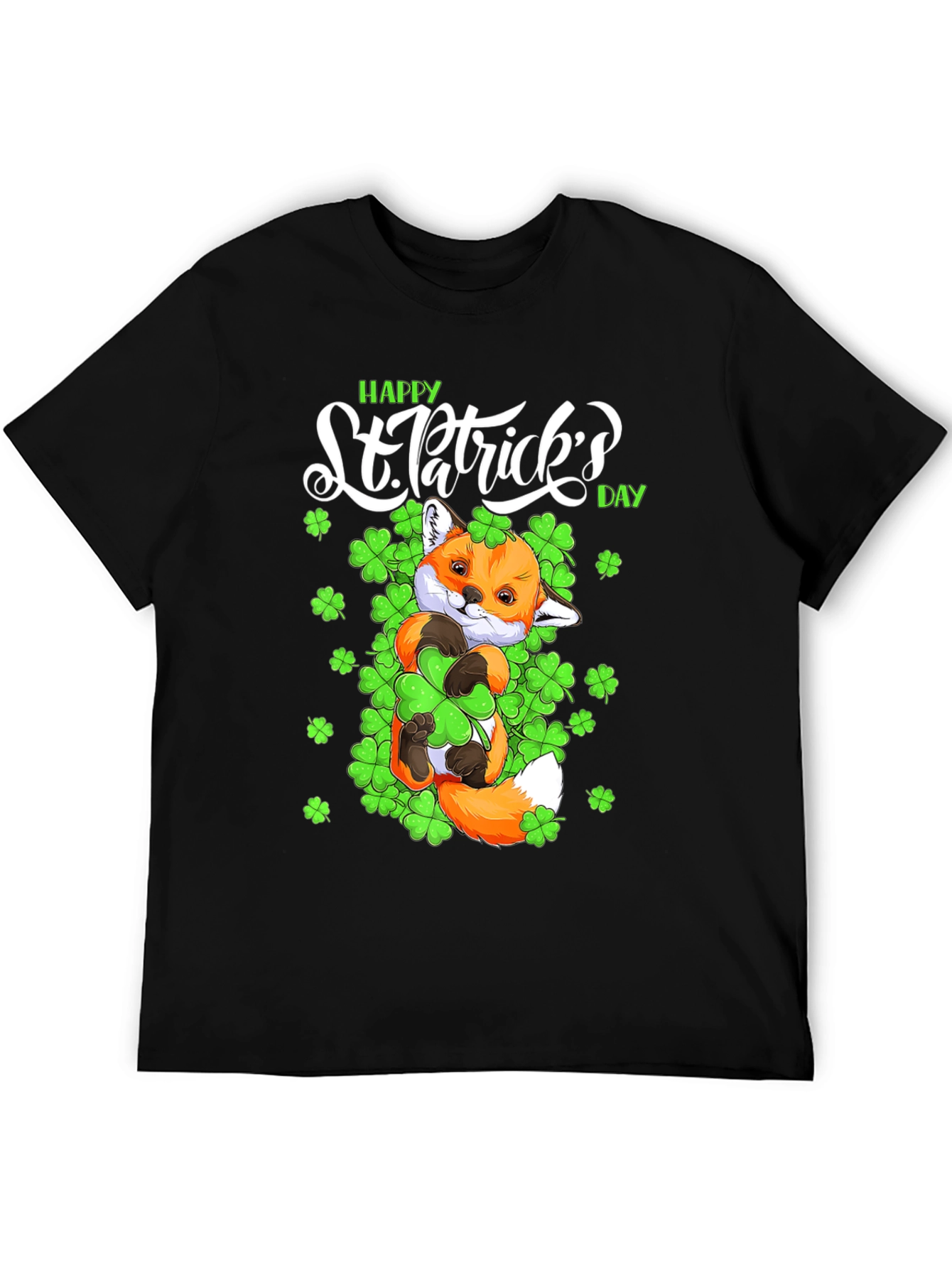 St. Patricks Day Fox T-Shirt