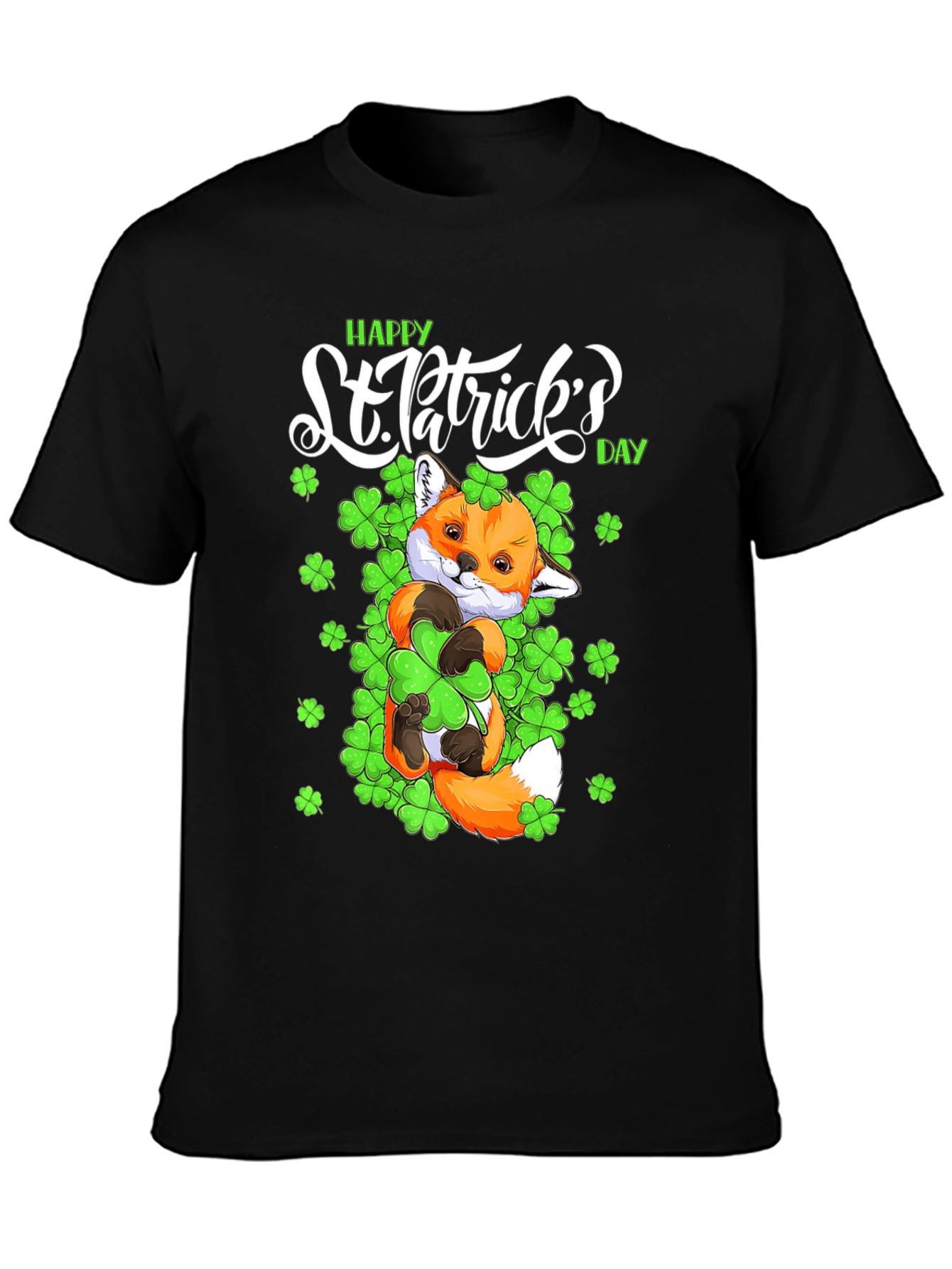 St. Patricks Day Fox T-Shirt