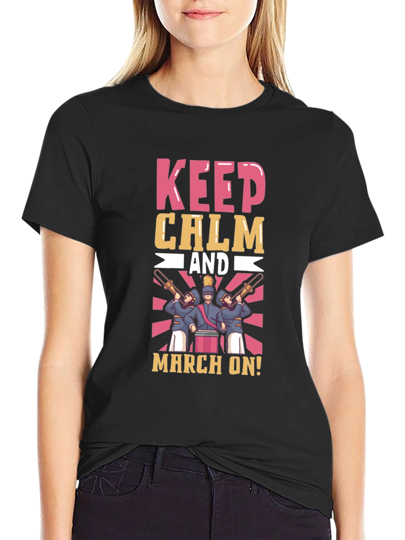 Keep Calm Marching Band Tee