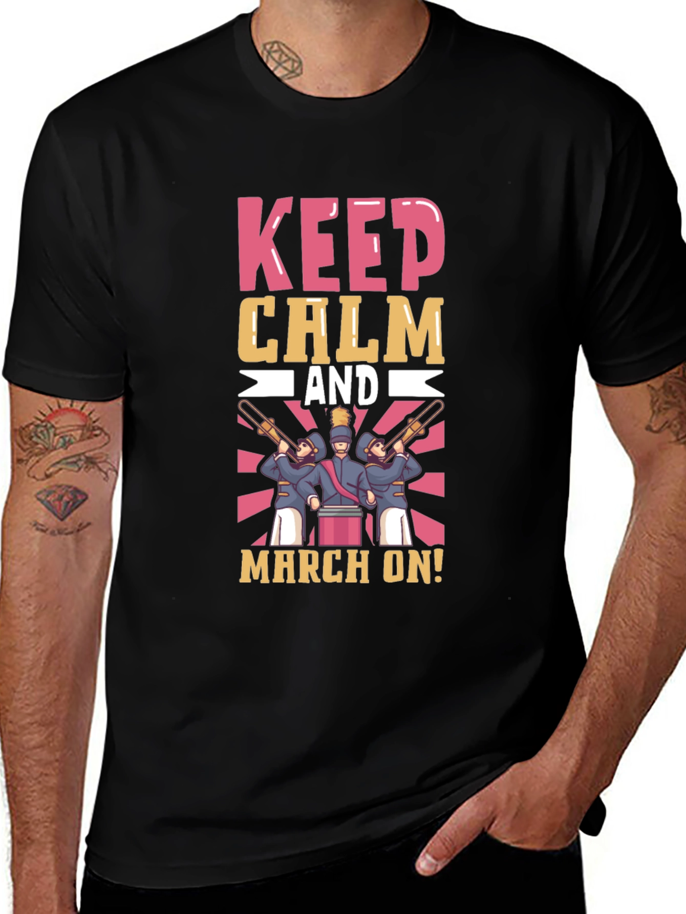 Keep Calm Marching Band Tee