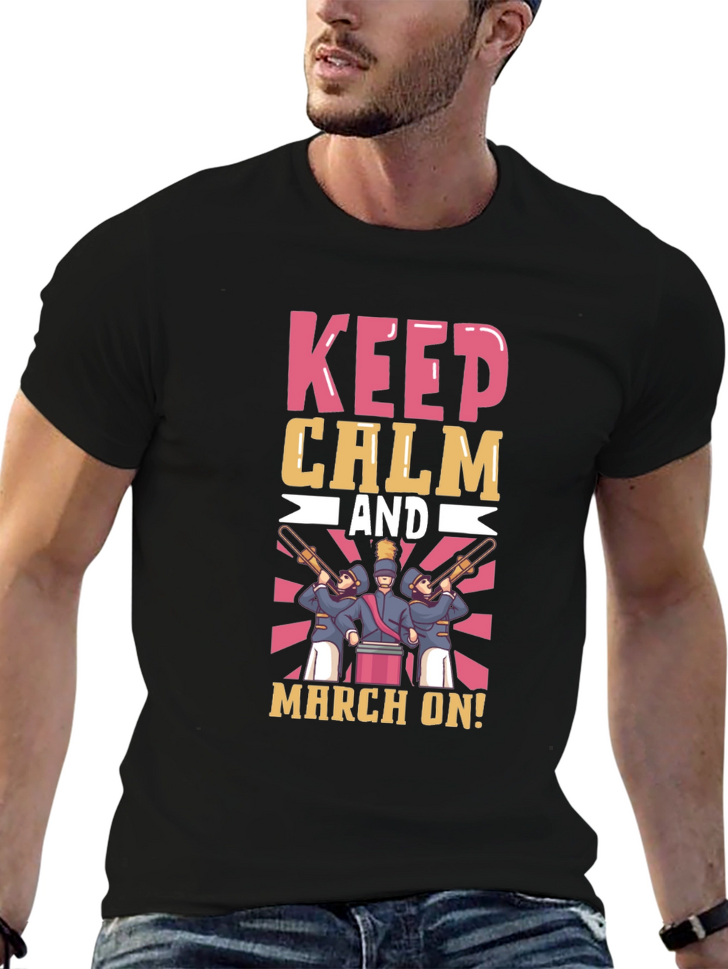 Keep Calm Marching Band Tee