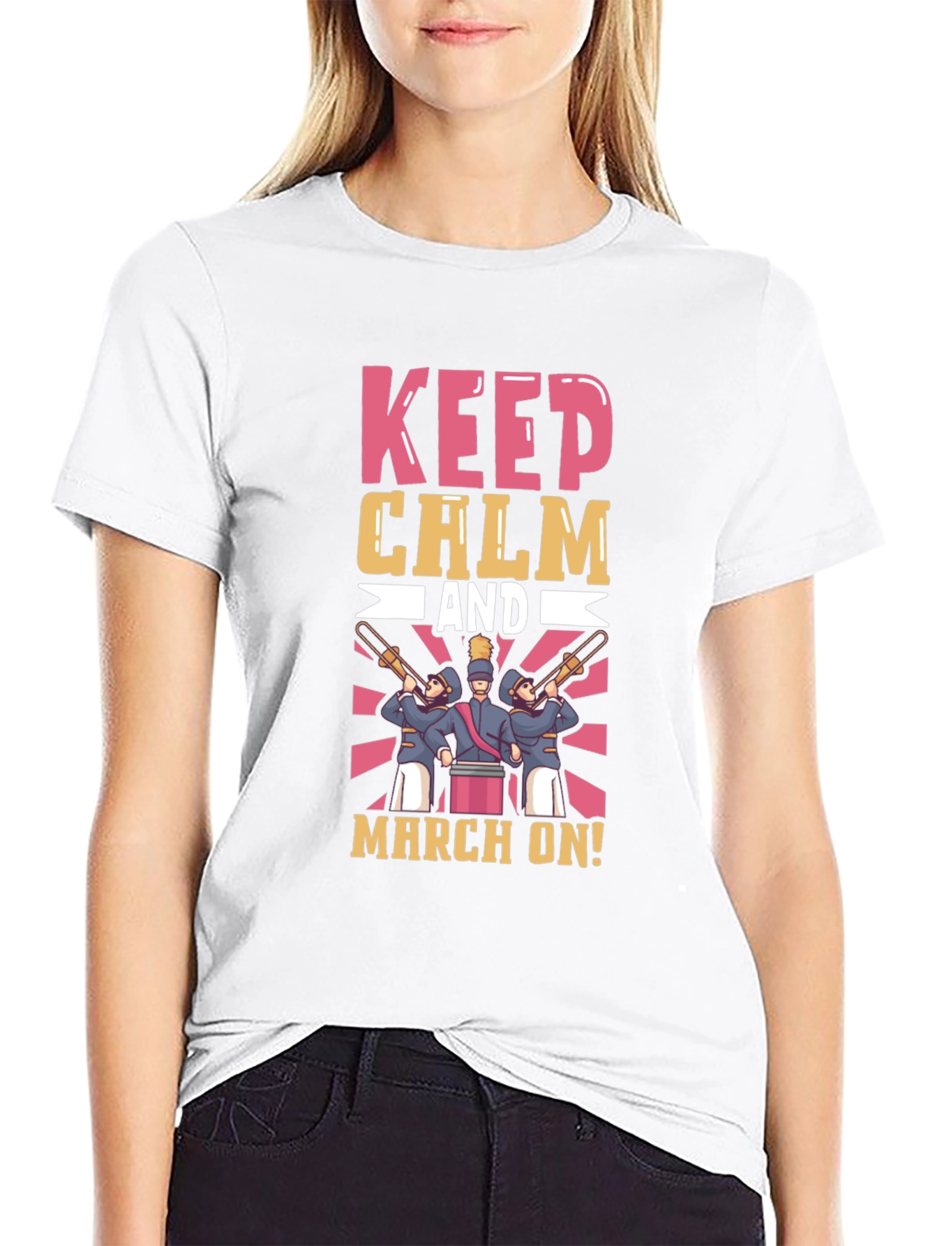 Keep Calm Marching Band Tee