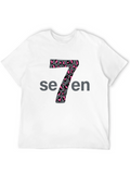 Leopard Print Number 7 Graphic Tee