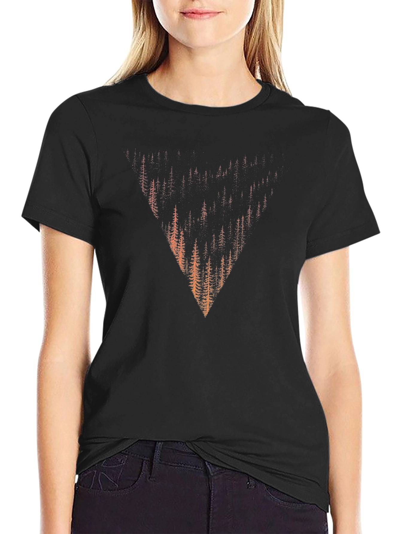 Forest Peak Graphic Tee - Nature Inspired Design
