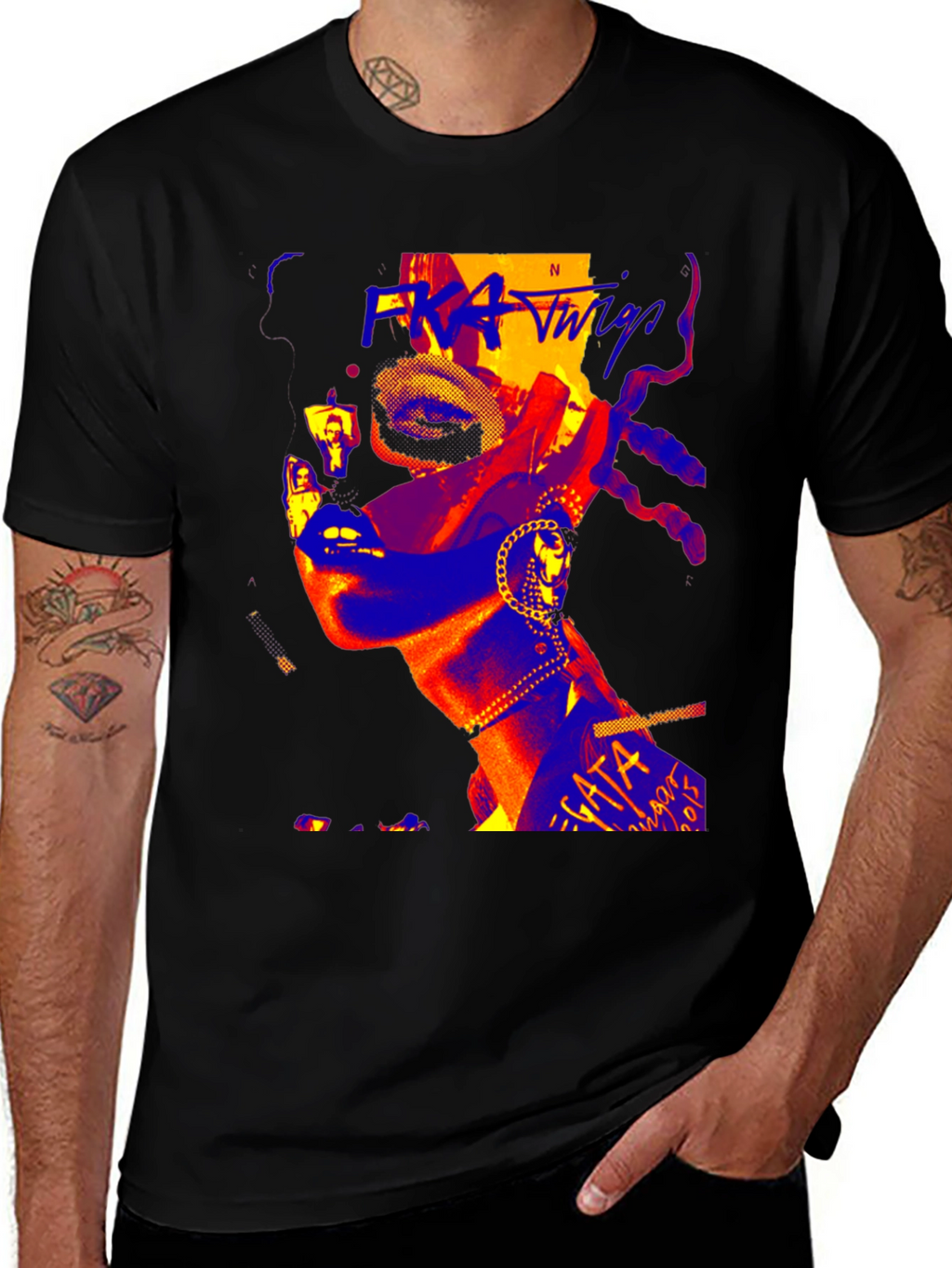 FKA Twigs Graphic Tee - Edgy Pop Art Design