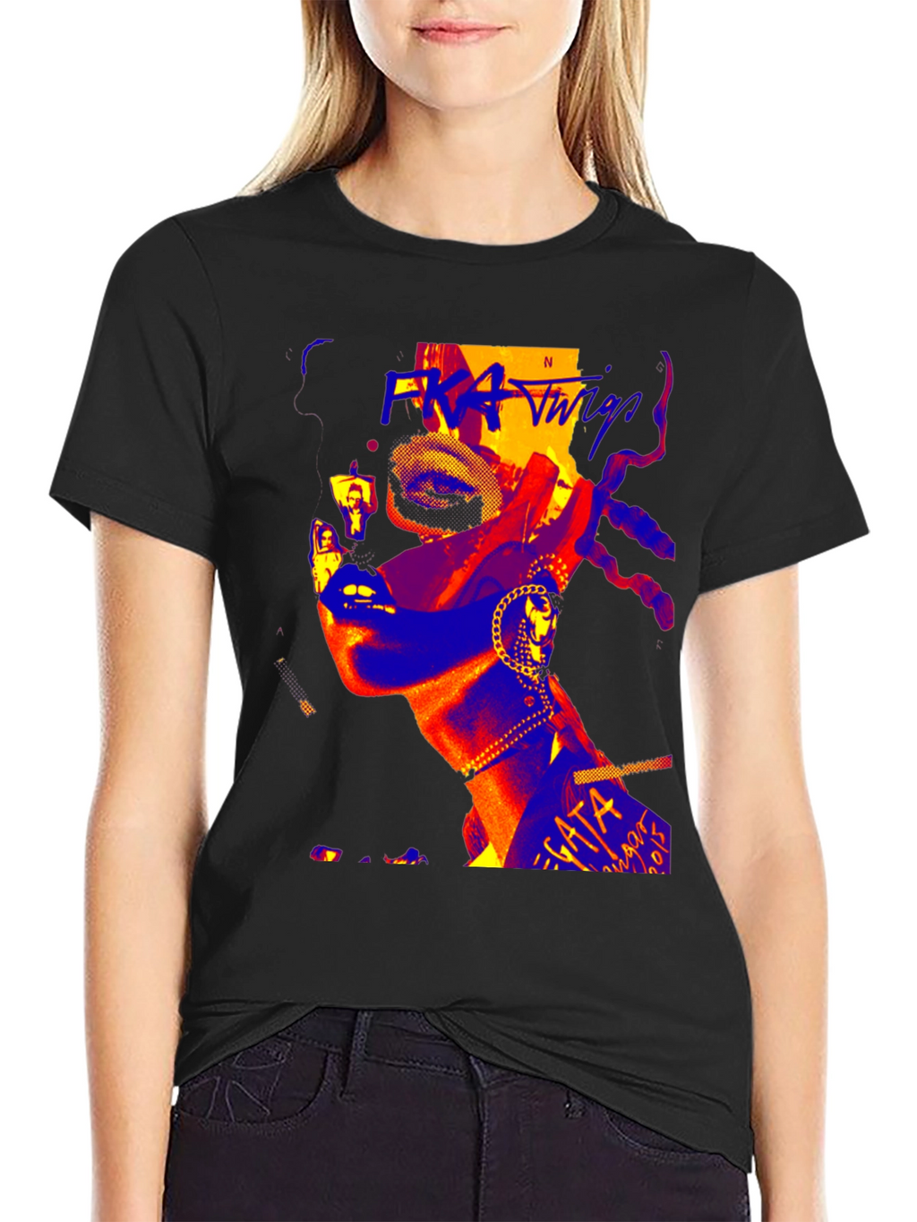 FKA Twigs Graphic Tee - Edgy Pop Art Design