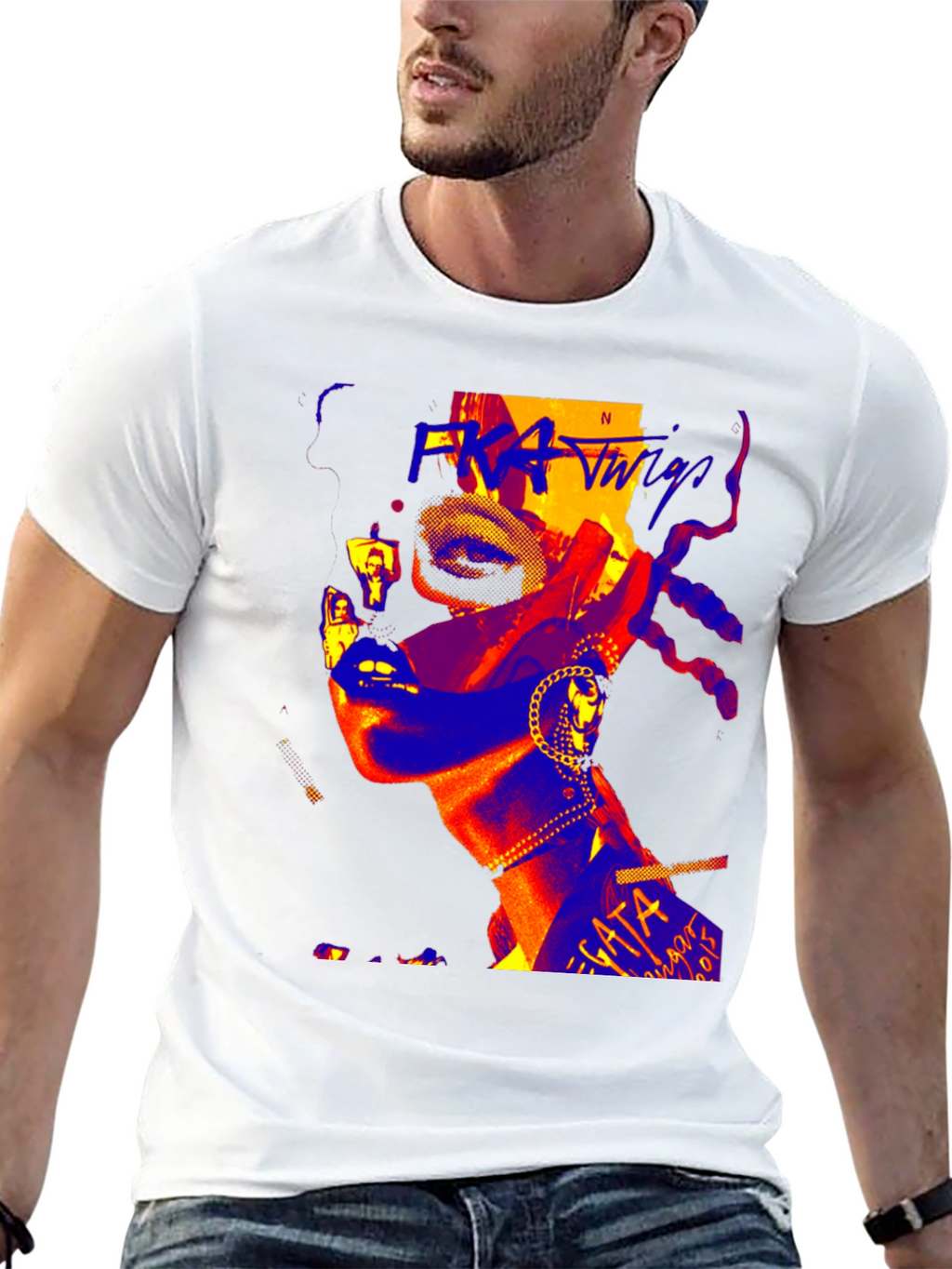 FKA Twigs Graphic Tee - Edgy Pop Art Design
