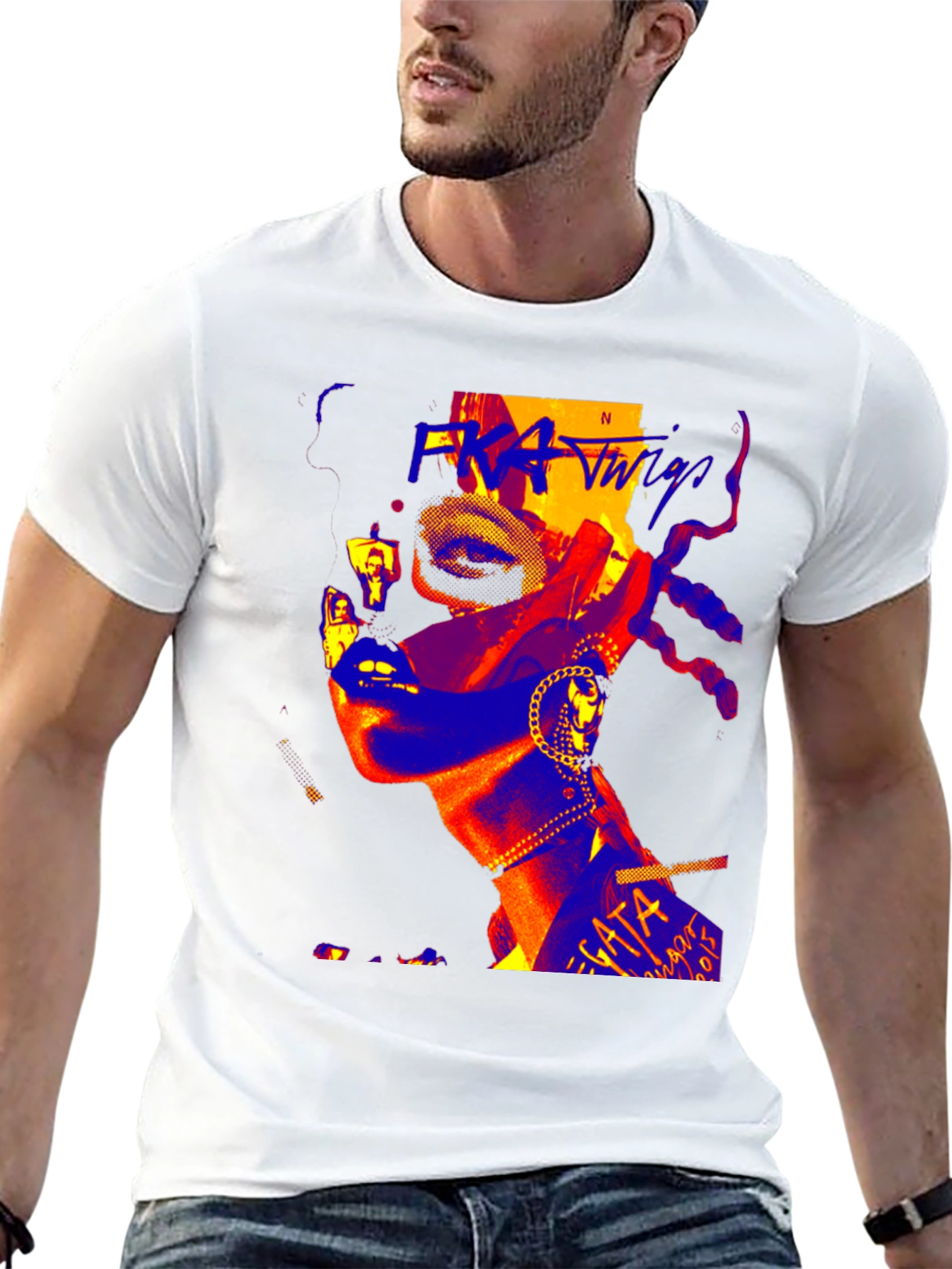 FKA Twigs Graphic Tee - Edgy Pop Art Design