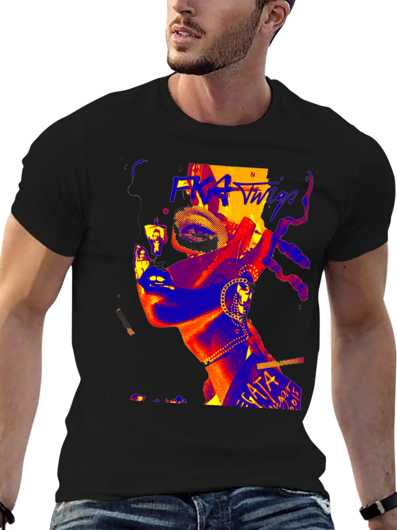 FKA Twigs Graphic Tee - Edgy Pop Art Design