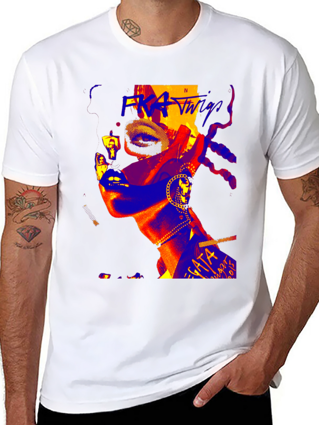 FKA Twigs Graphic Tee - Edgy Pop Art Design