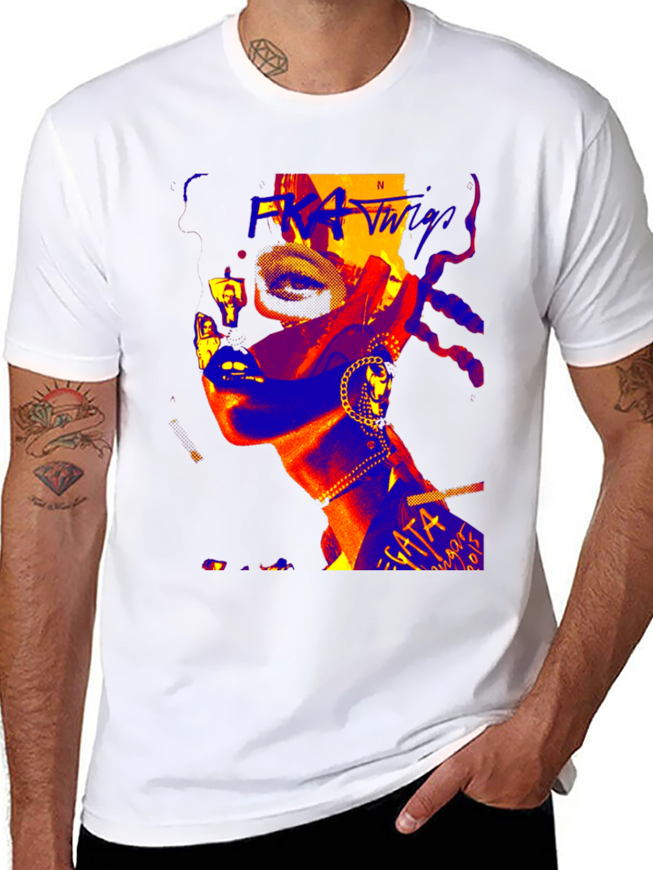 FKA Twigs Graphic Tee - Edgy Pop Art Design