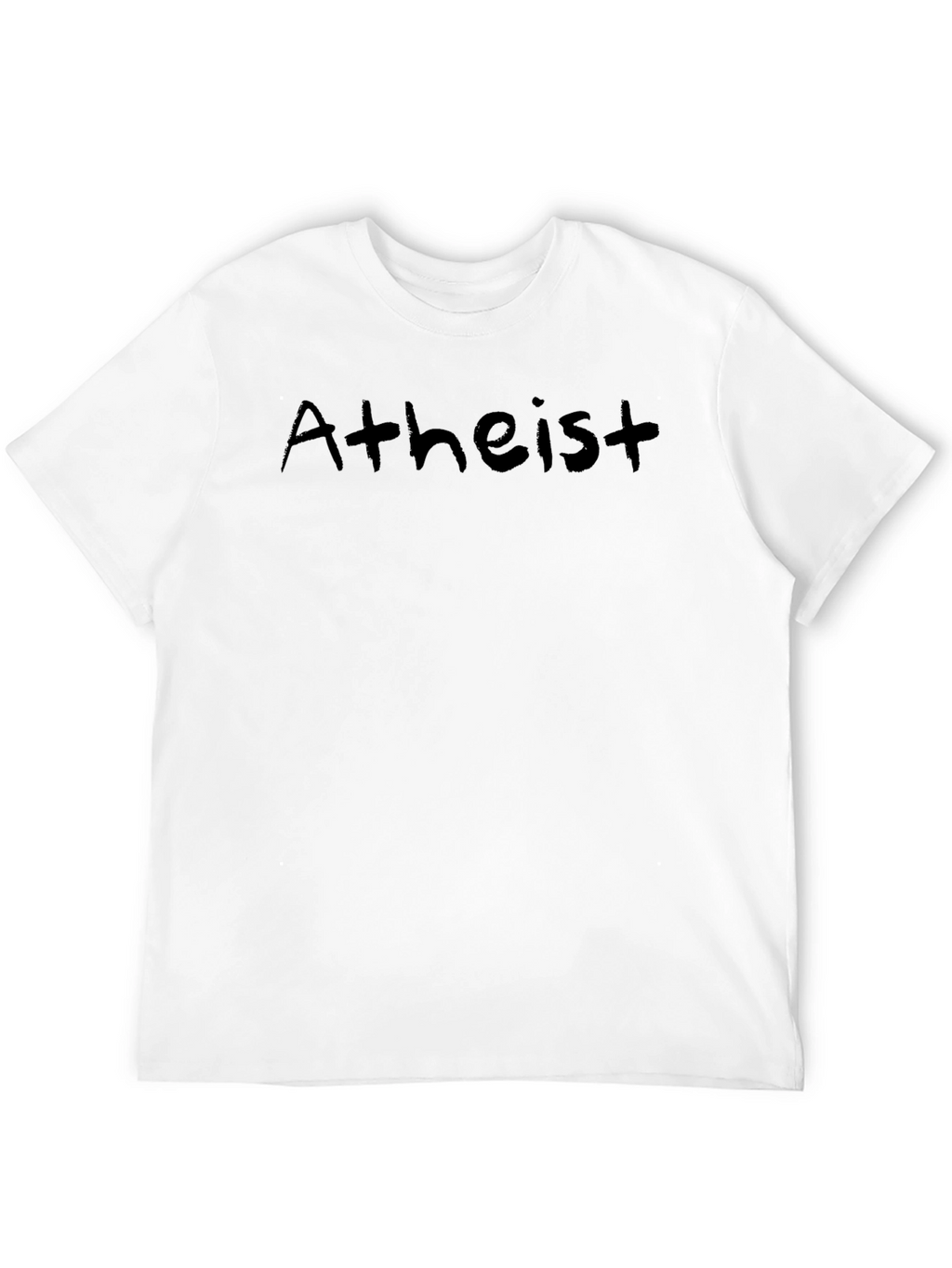 Atheist Black T-Shirt - Statement Tee Casual Wear
