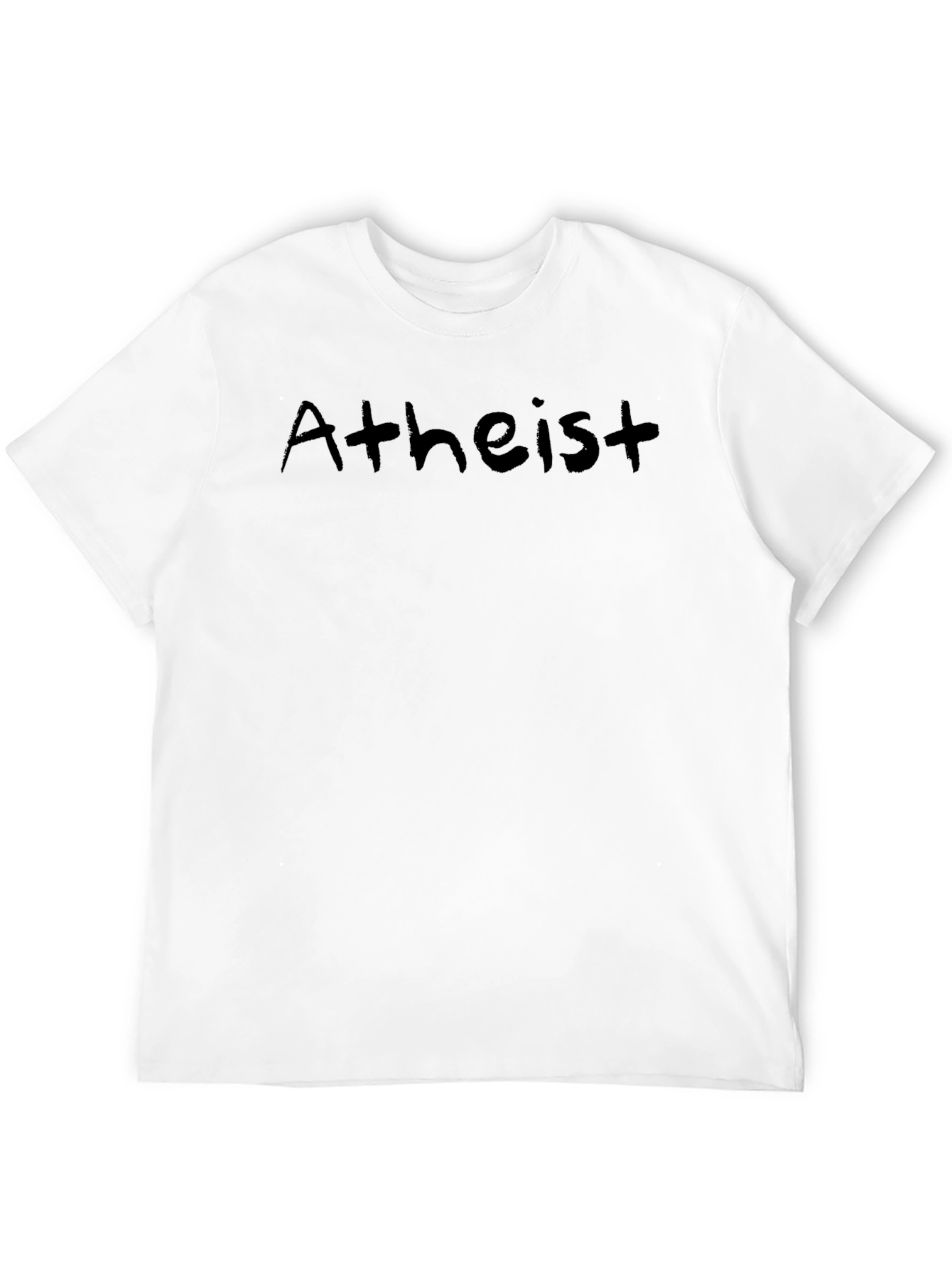 Atheist Black T-Shirt - Statement Tee Casual Wear