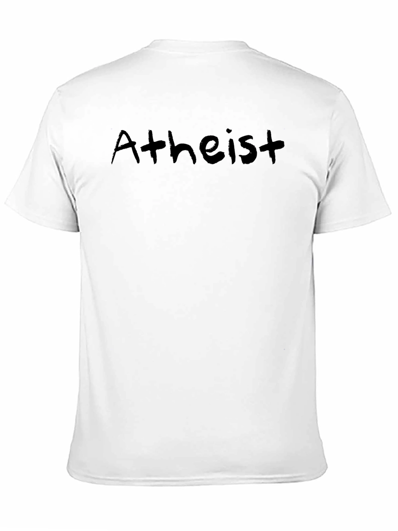 Atheist Black T-Shirt - Statement Tee Casual Wear